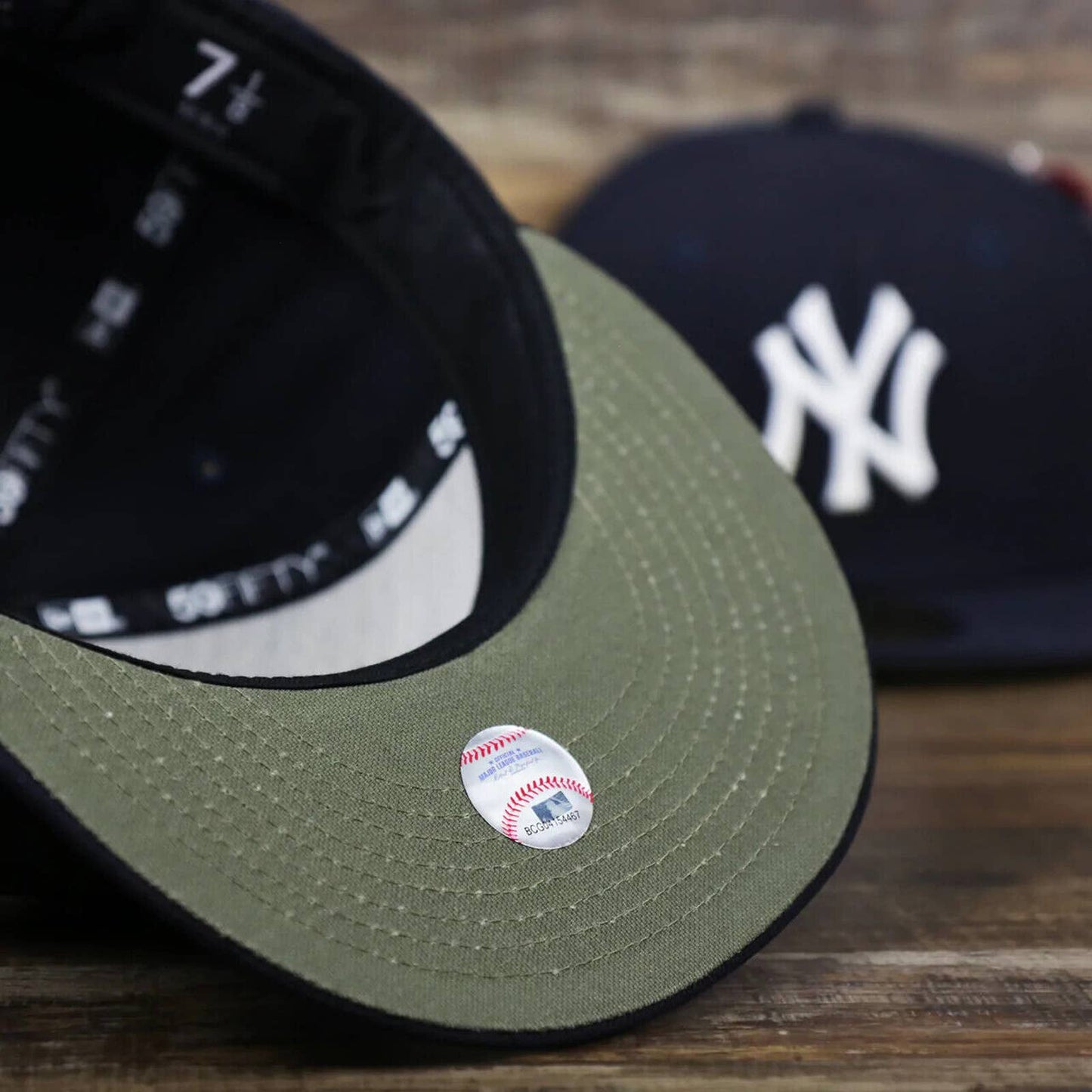 Men's Era x Alpha Industries NAVY NEW YORK YANKEES 59FIFTY Fitted Hat OLIVE