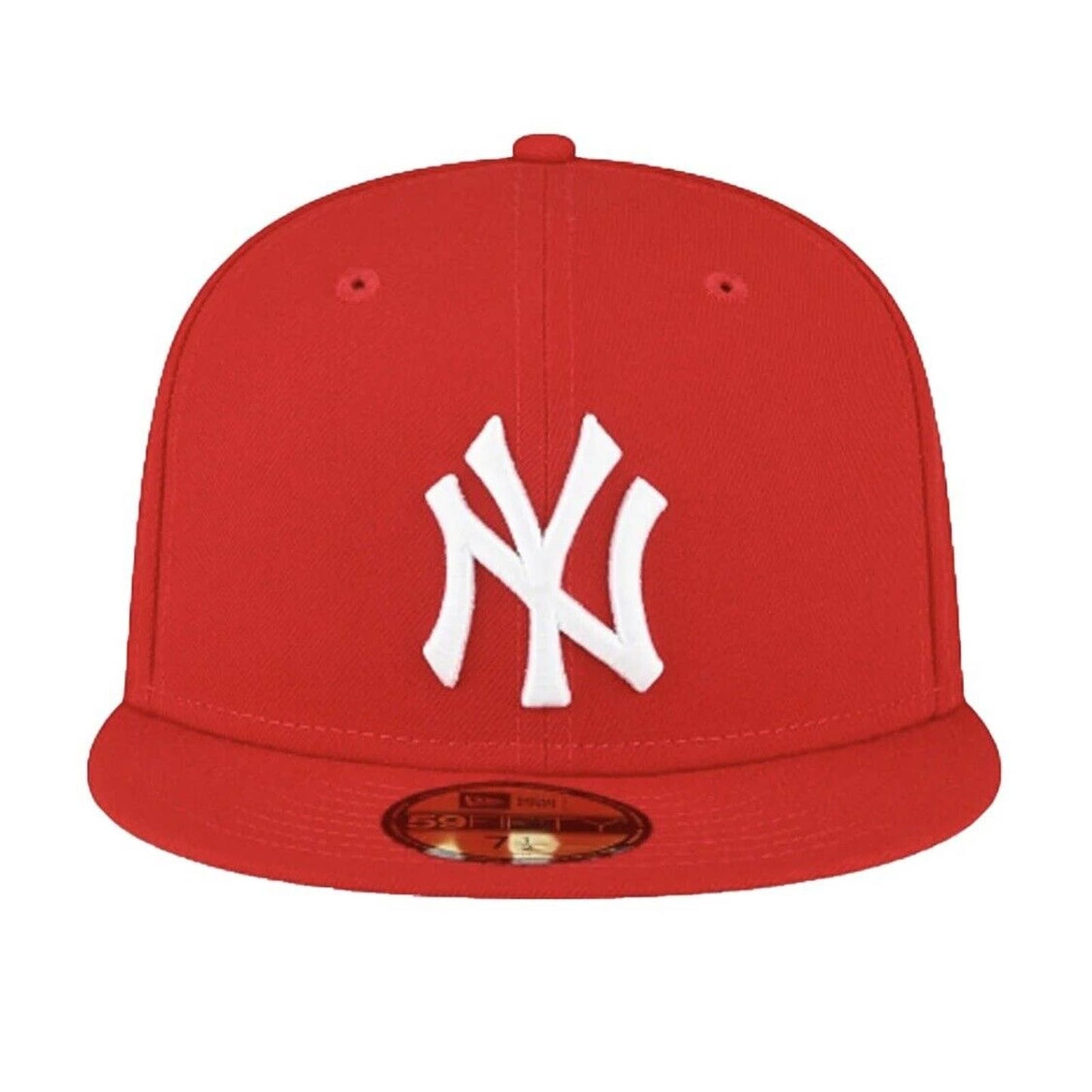 Era MLB New York Yankees Red White 5950 Fitted Hat 1996 World Series Cap OG