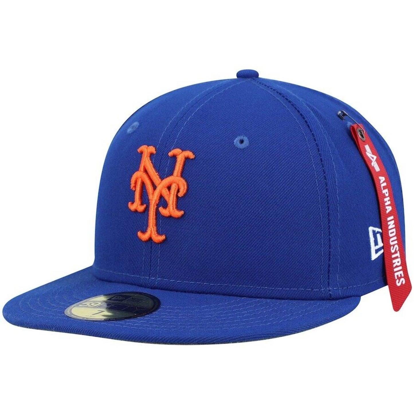 Men's Era x Alpha Industries New York Mets olive 59FIFTY Fitted Hat Royal OG
