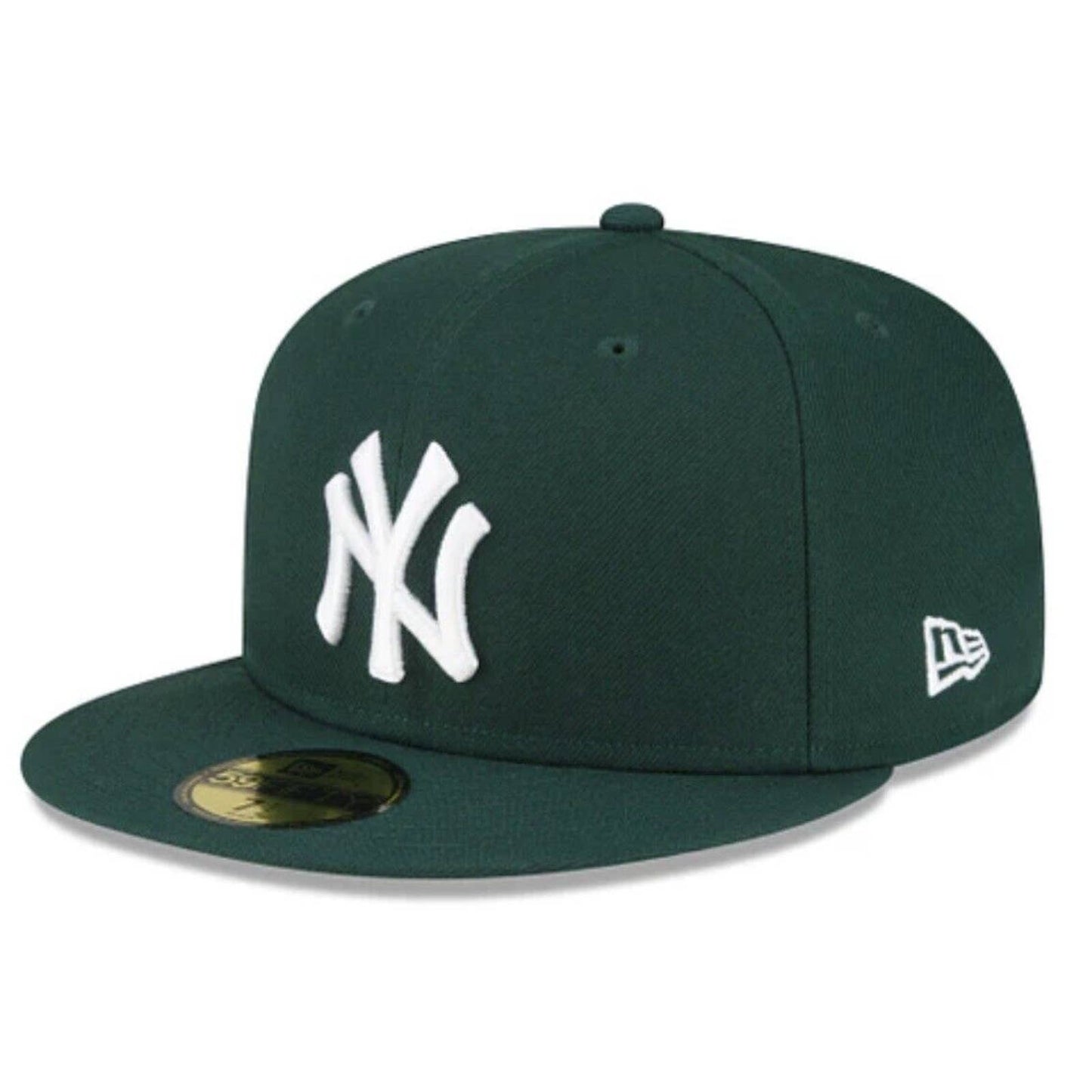 New York Yankees MLB Authentic Era 59FIFTY Fitted Cap HAT 5950 GREEN WHITE