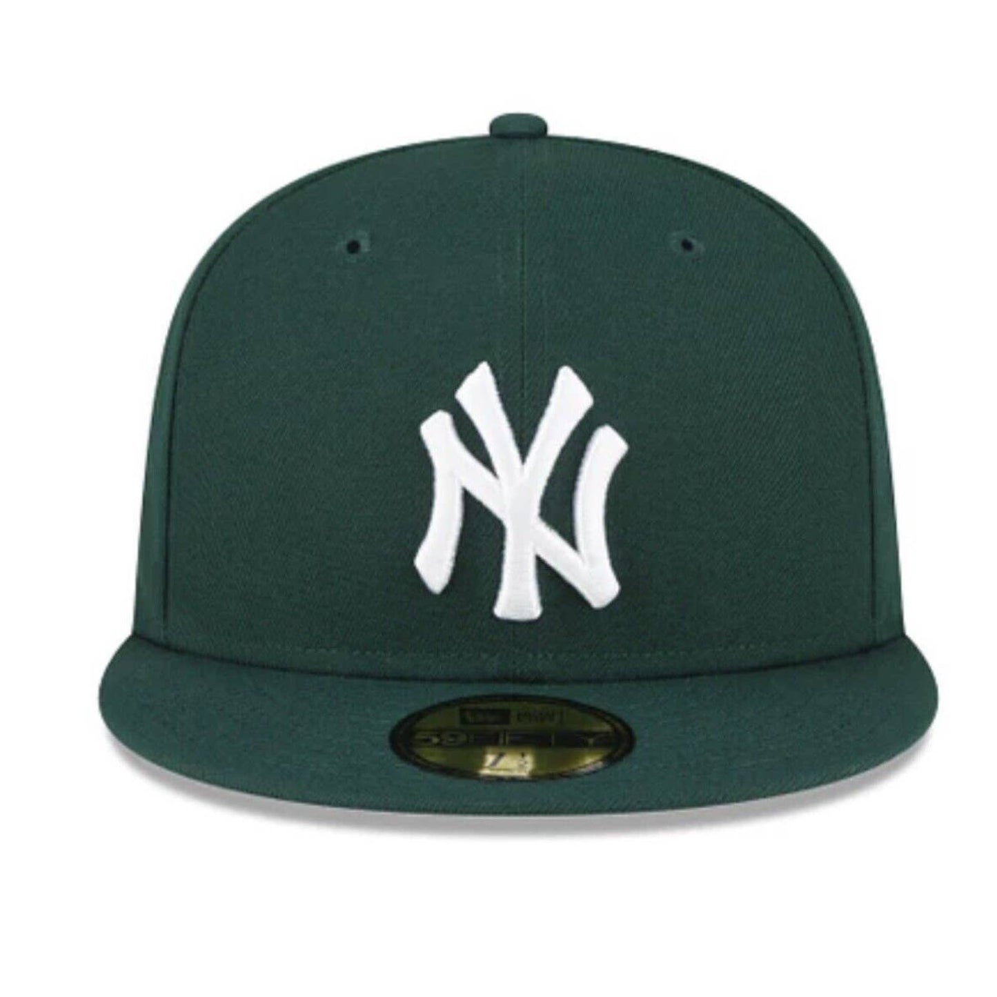 New York Yankees MLB Authentic Era 59FIFTY Fitted Cap HAT 5950 GREEN WHITE