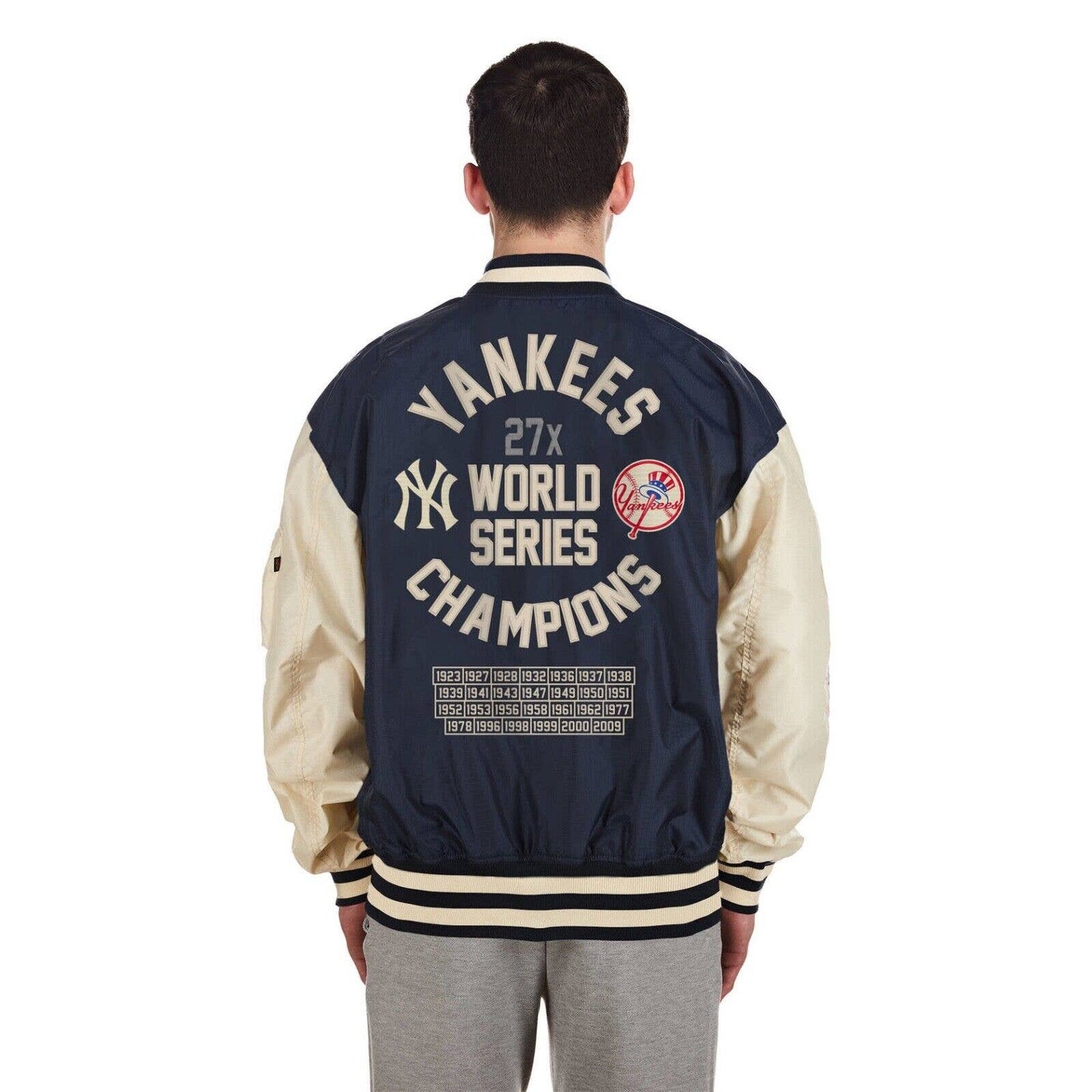 MEN'S ERA X ALPHA INDUSTRIES NEW YORK YANKEES MLB REVERSIBLE BOMBER JACKET