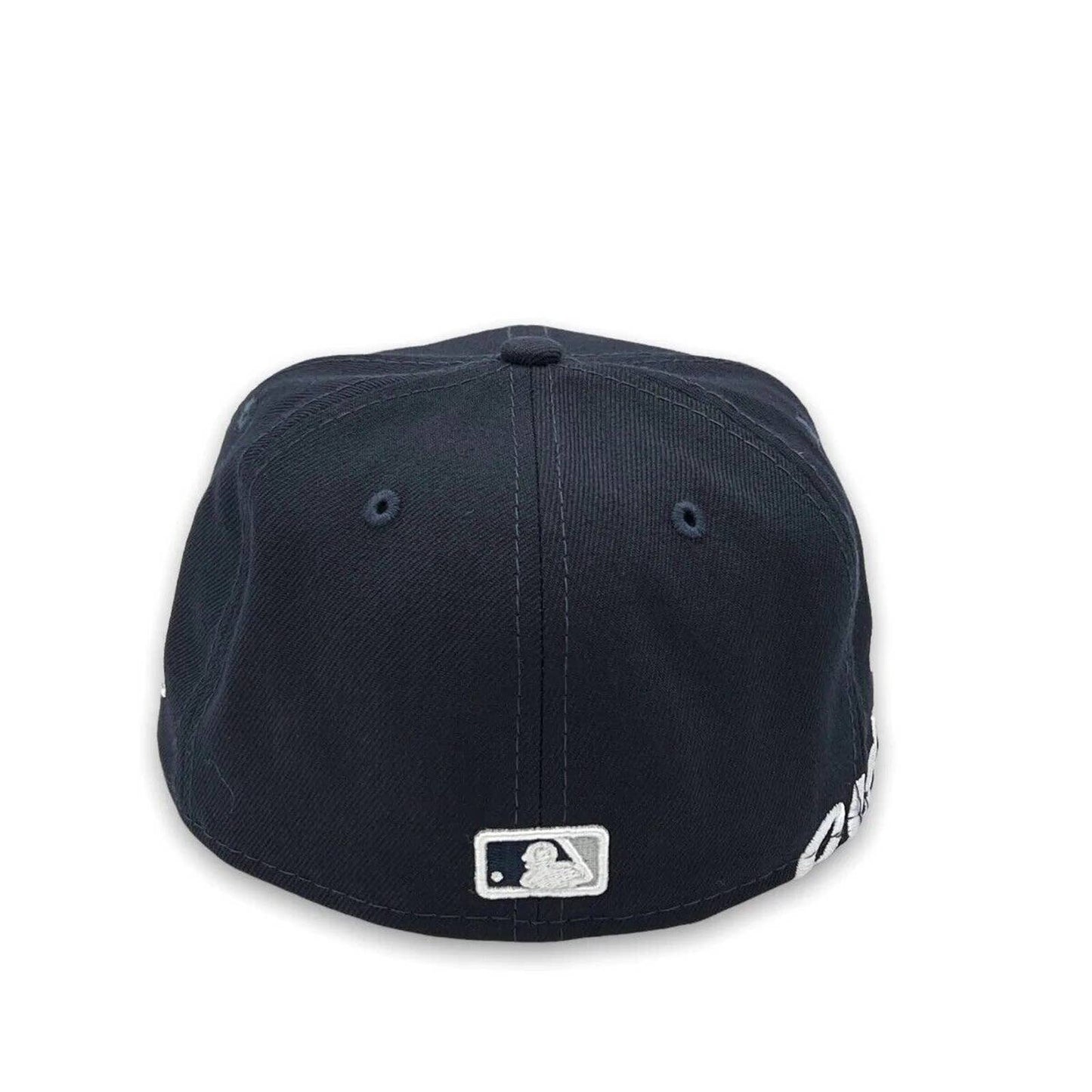 Mens Side Split NY New York Yankees New Era 59FIFTY Navy Hat Green Bottom Retro
