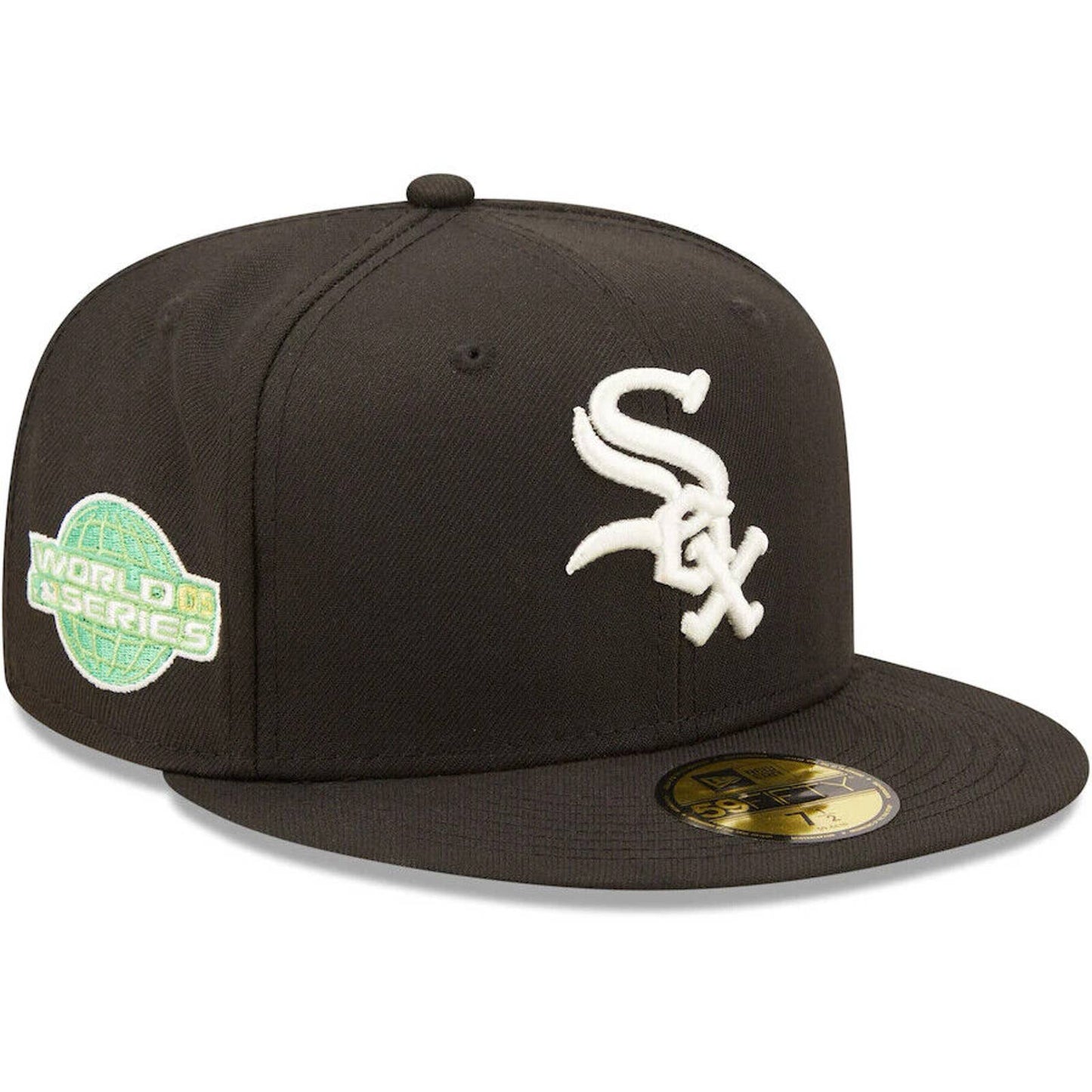 Era CHICAGO WHITE SOX 59FIFTY Fitted Hat 5950 CITRUS POP WOW UV GREEN
