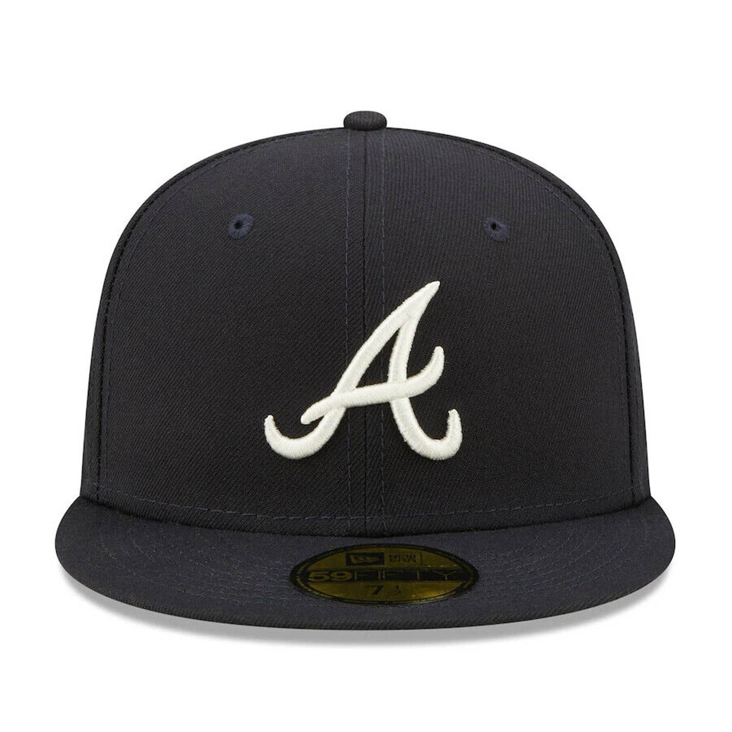 Era ATLANTA BRAVES 59FIFTY Fitted Hat 5950 CITRUS POP WOW UV NAVY GREEN