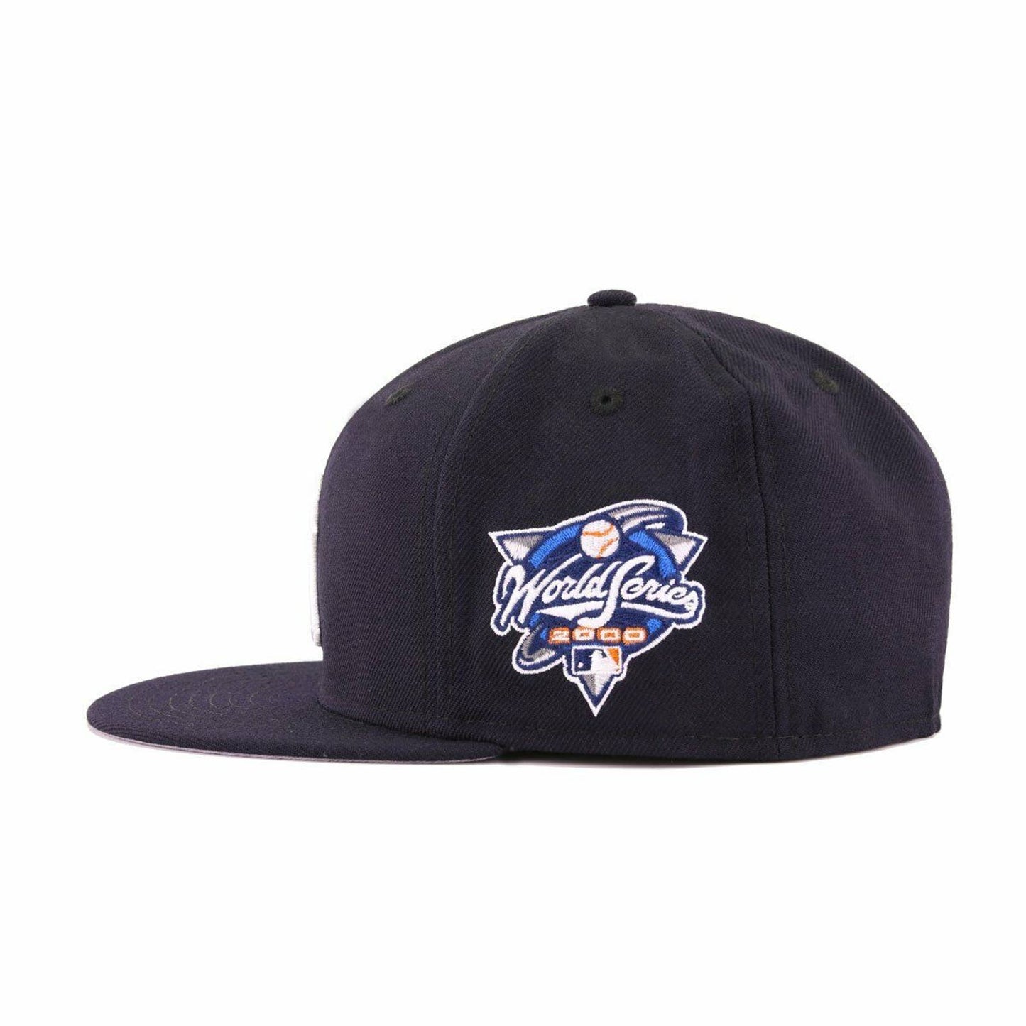 New Era MLB New York Yankees Navy 5950 Fitted Hat 2000 World Series Patch Cap OG