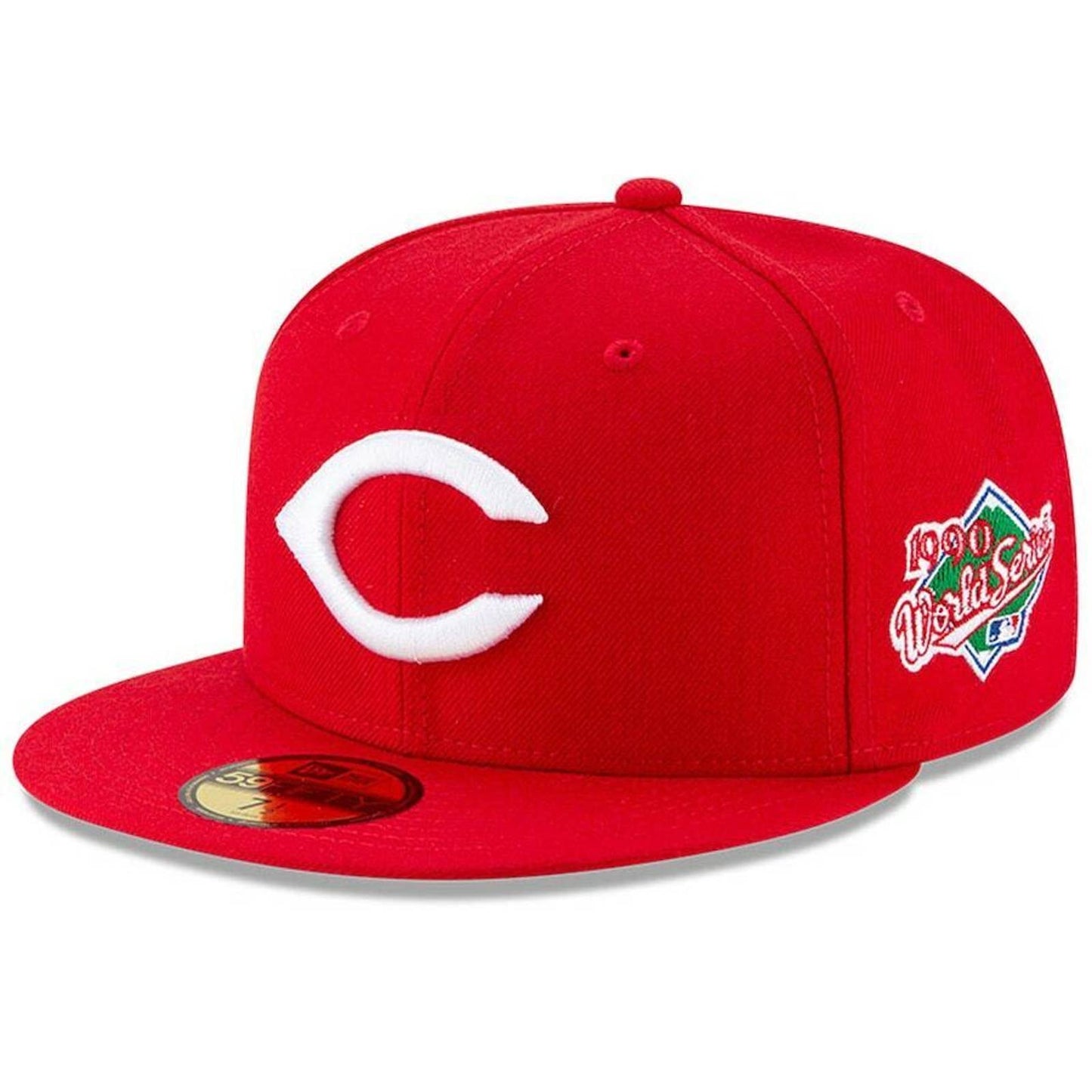 New Era Cincinnati Reds 5950 Fitted Hat MLB World Series 1990 SIde Patch Cap OG