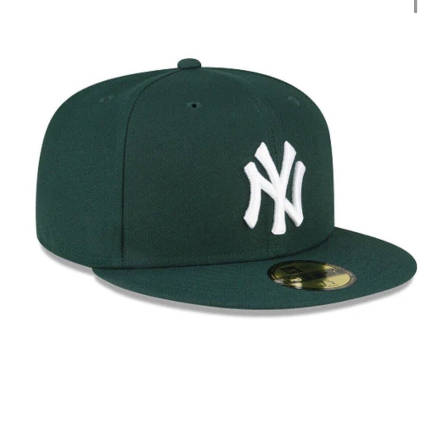 New York Yankees MLB Authentic Era 59FIFTY Fitted Cap HAT 5950 GREEN WHITE