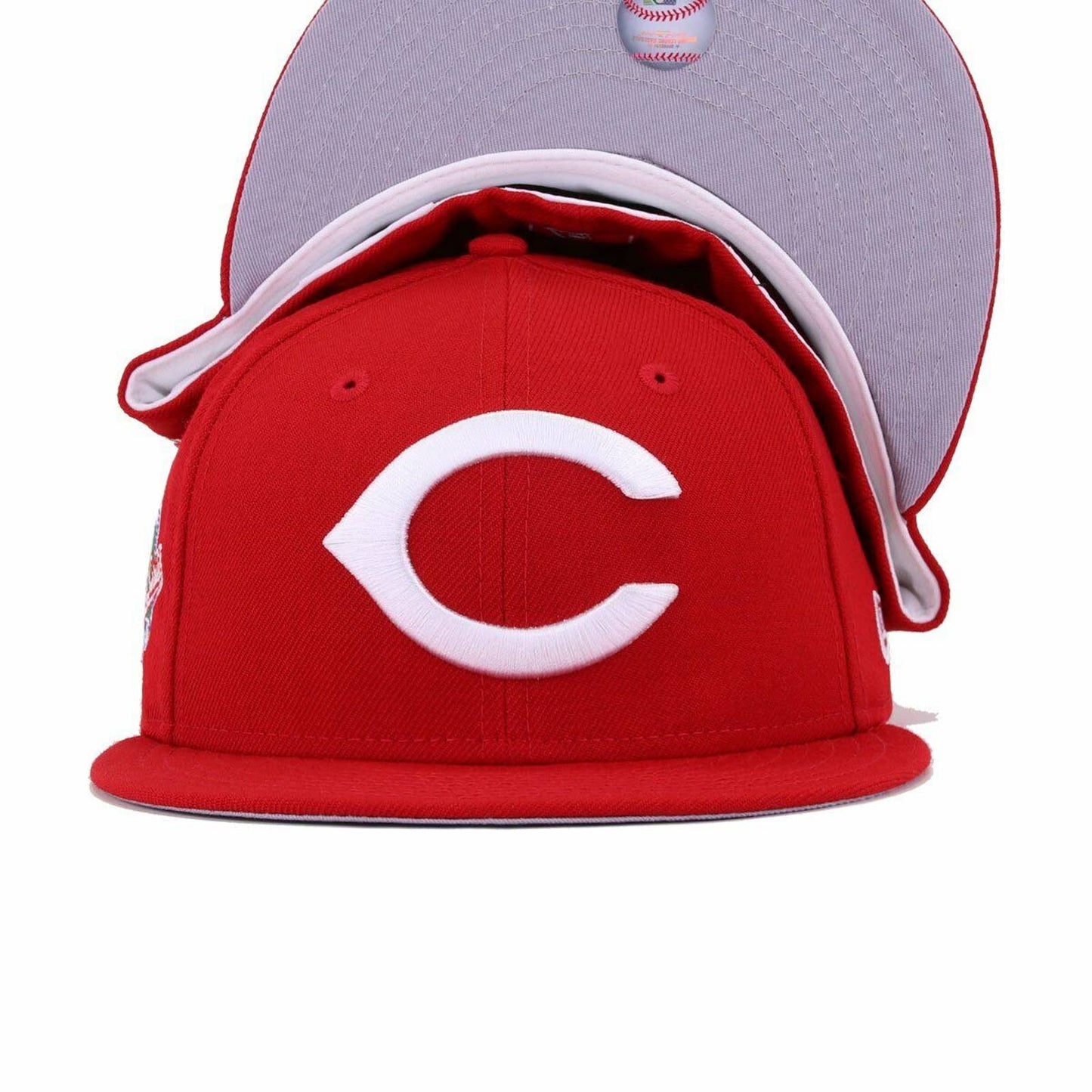 New Era Cincinnati Reds 5950 Fitted Hat MLB World Series 1990 SIde Patch Cap OG