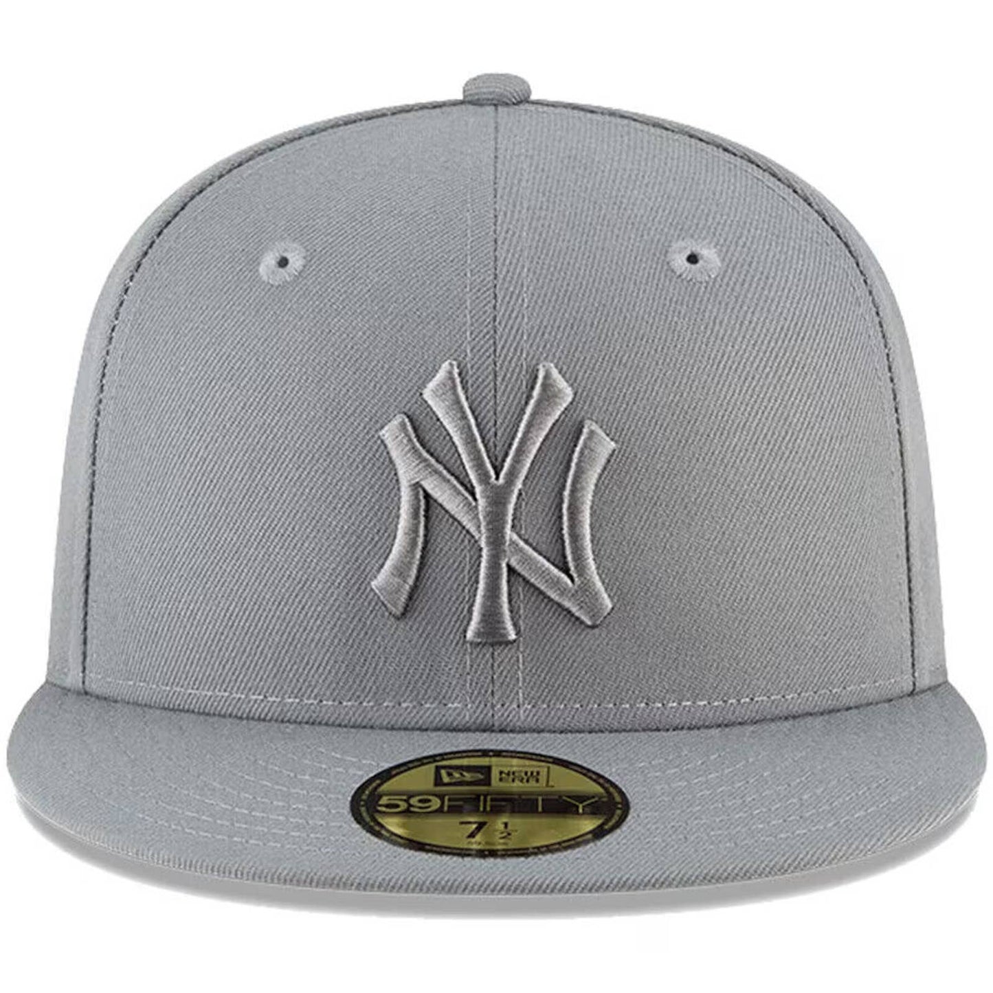 New York Yankees MLB Era 59FIFTY Fitted Cap HAT 5950 STORM GREY TONAL UV WOW