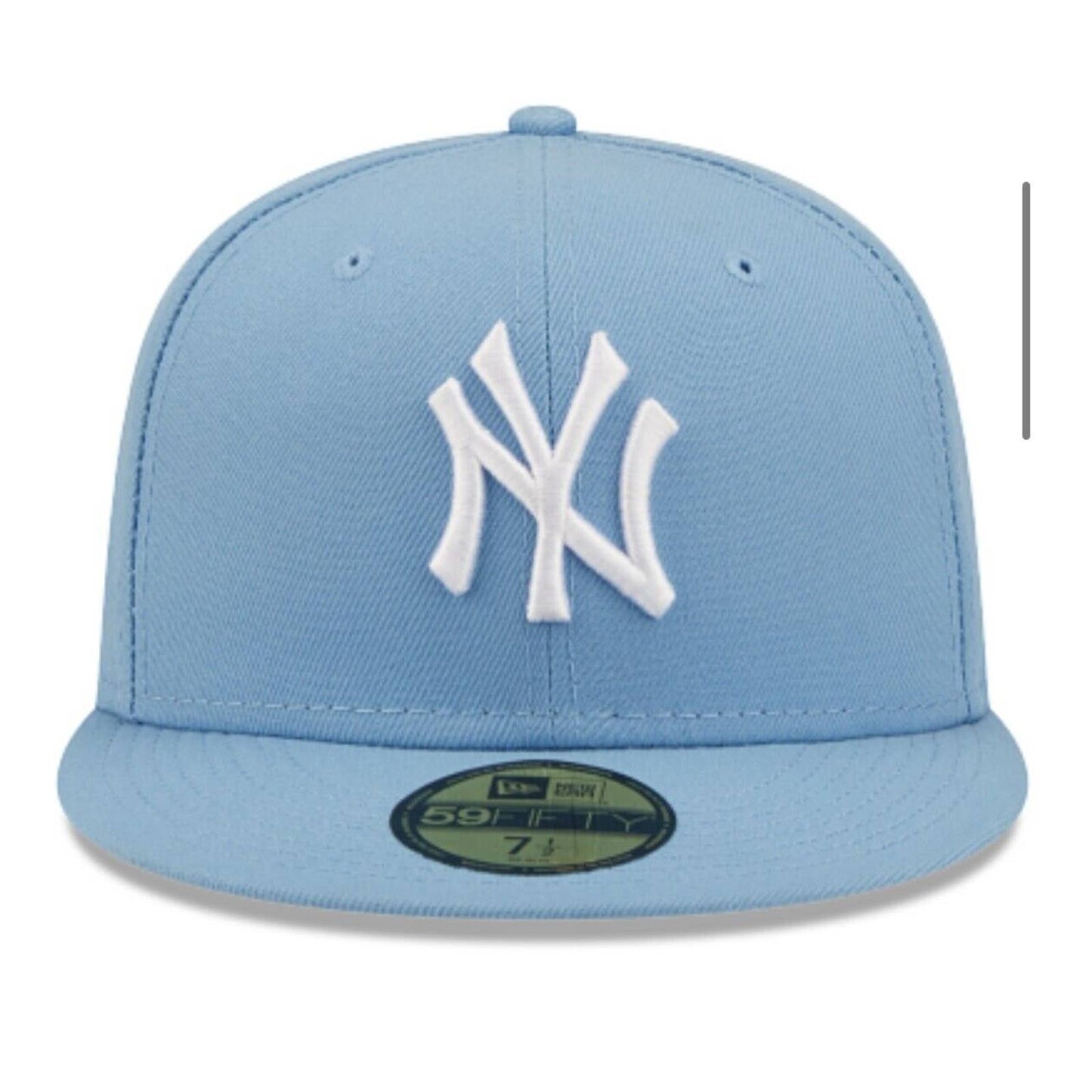 New York Yankees Era 59FIFTY Fitted Cap HAT 5950 BABY SKY LIGHT BLUE WHITE