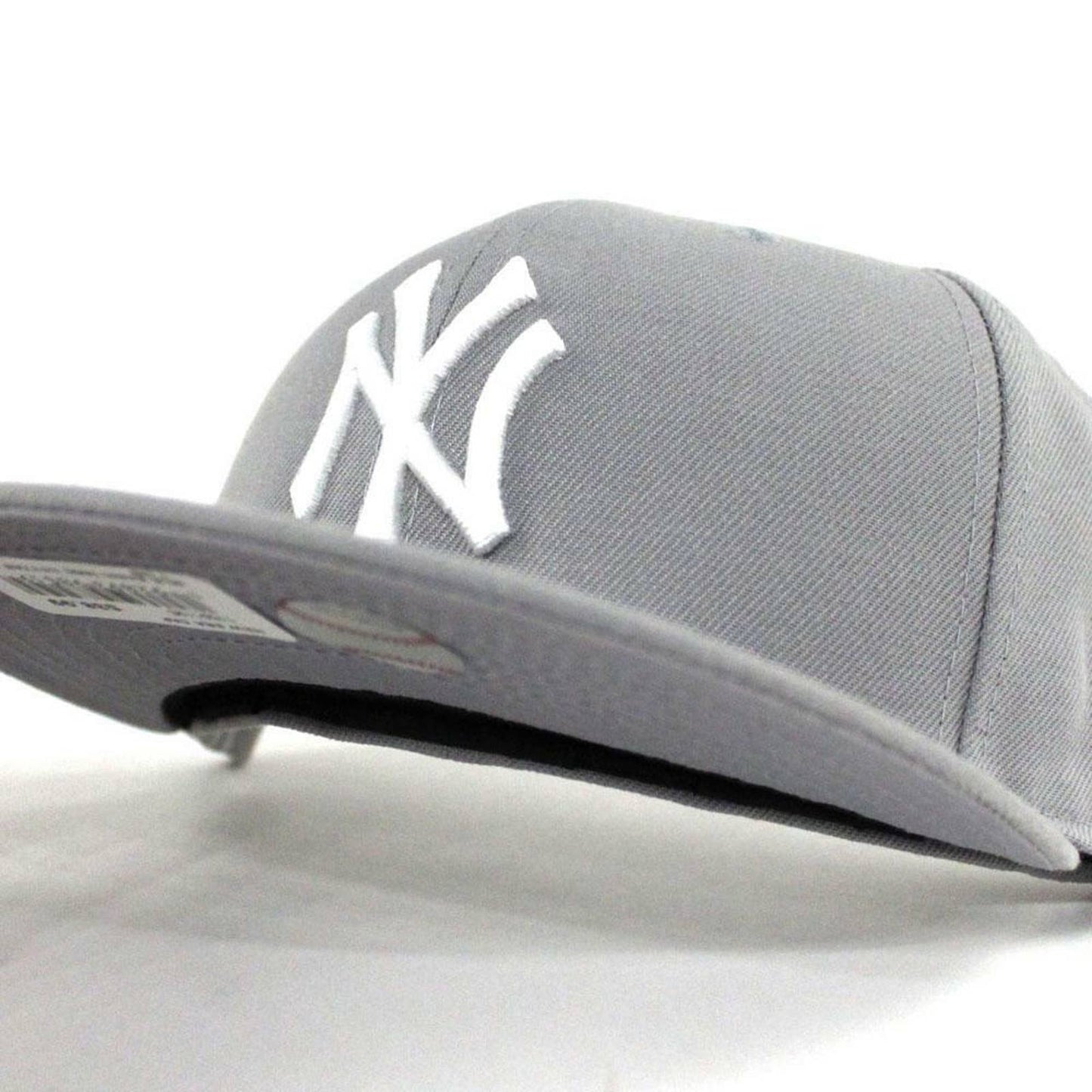 New York Yankees MLB Authentic Era 59FIFTY Fitted Cap HAT 5950 GREY WHITE