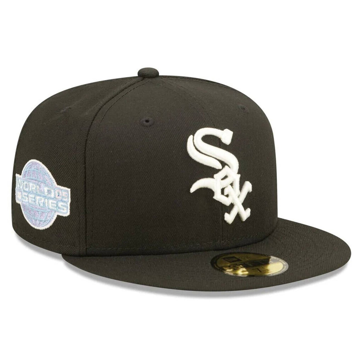 Era Chicago White Sox Black Fitted Hat MLB 2005 World Series Pastel U/V Cap