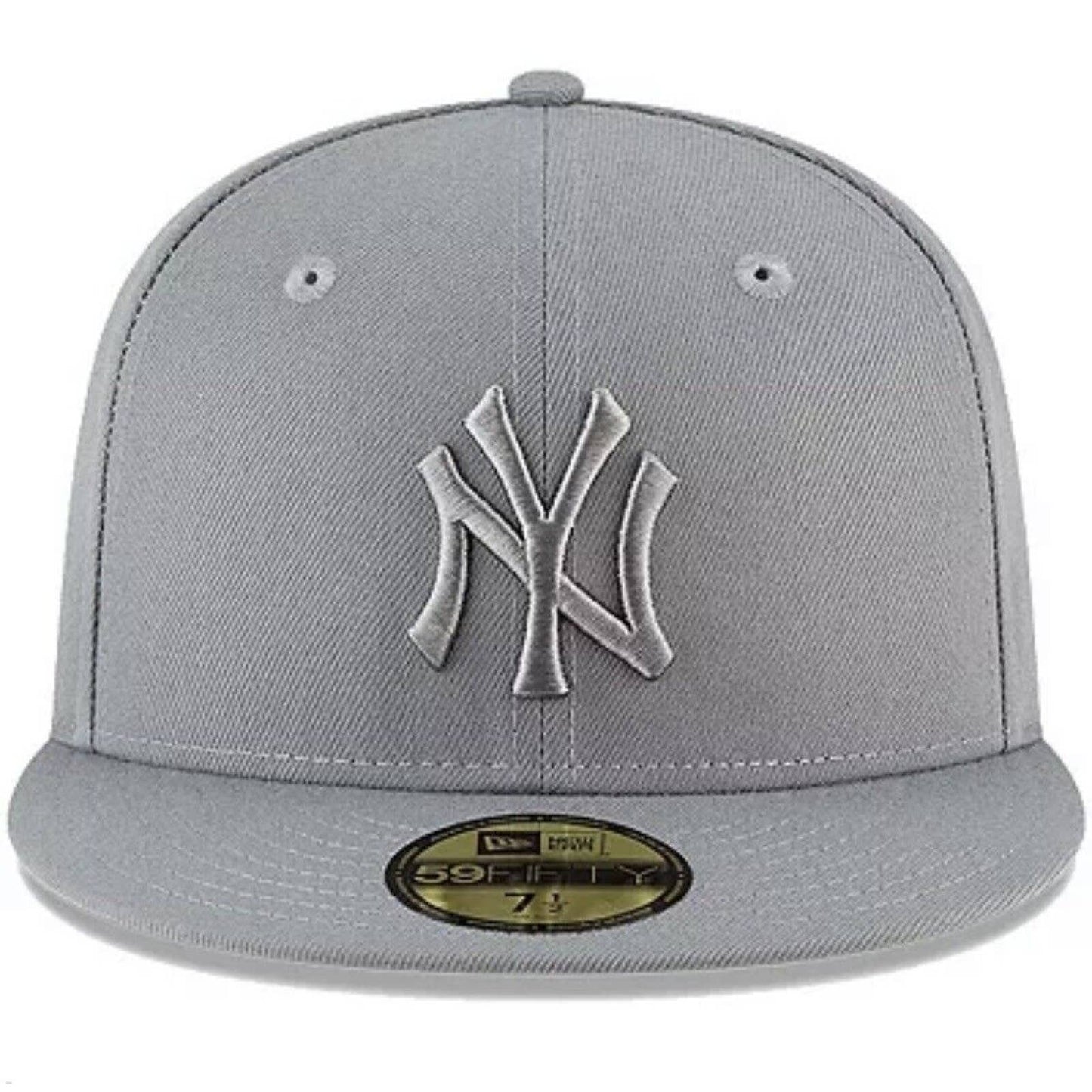 New York Yankees MLB Era 59FIFTY Fitted Cap HAT 5950 STORM GREY LIGHT COOL