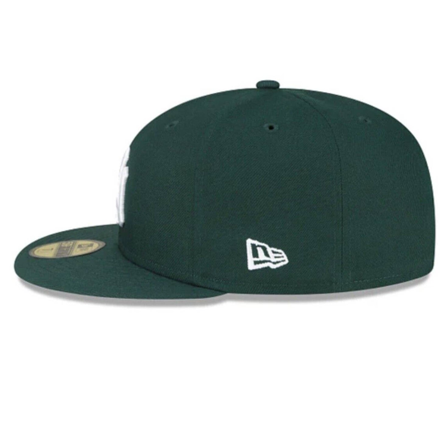 New York Yankees MLB Authentic Era 59FIFTY Fitted Cap HAT 5950 GREEN WHITE