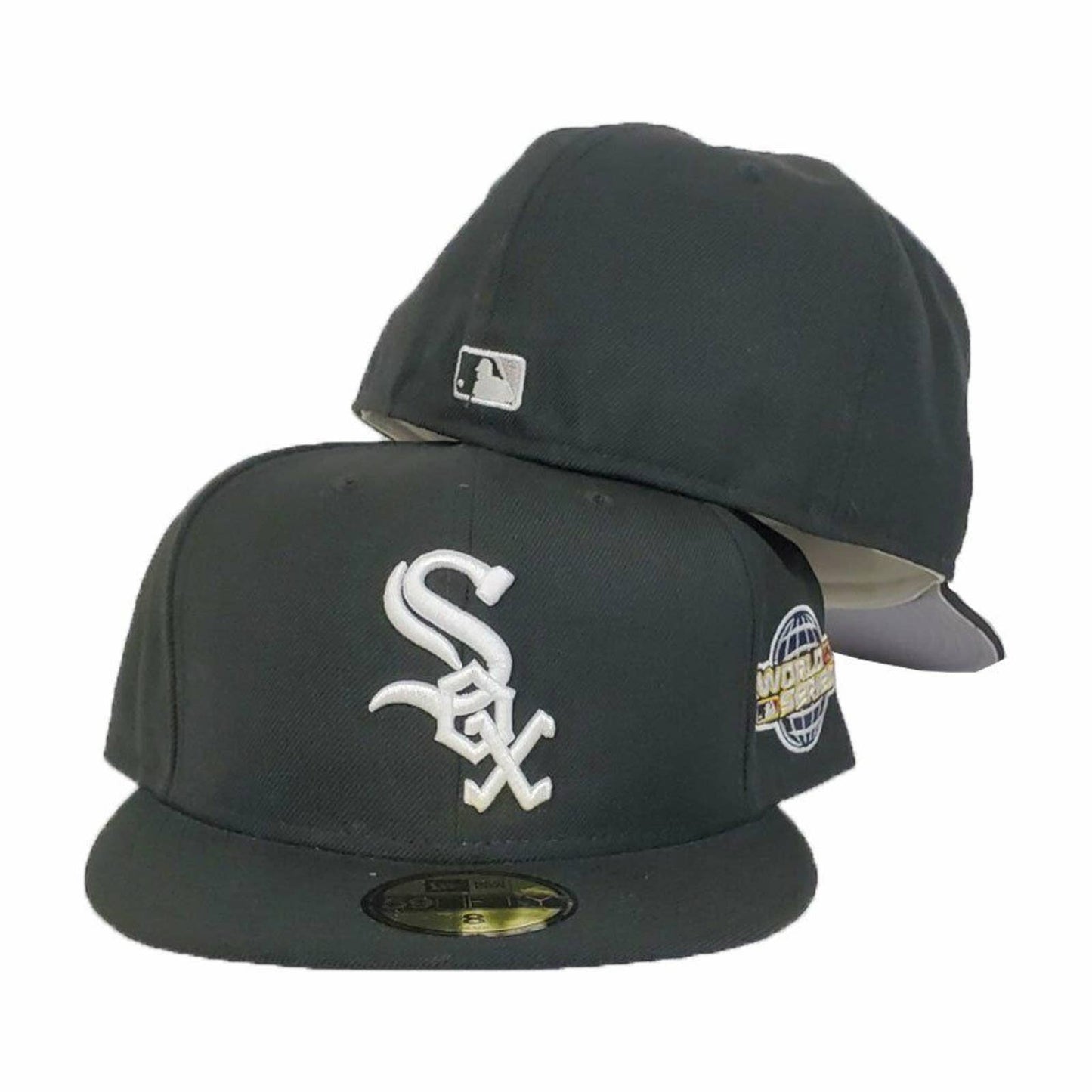 New Era Chicago White Sox 5950 Fitted Hat MLB World Series 2005 Side Patch Cap
