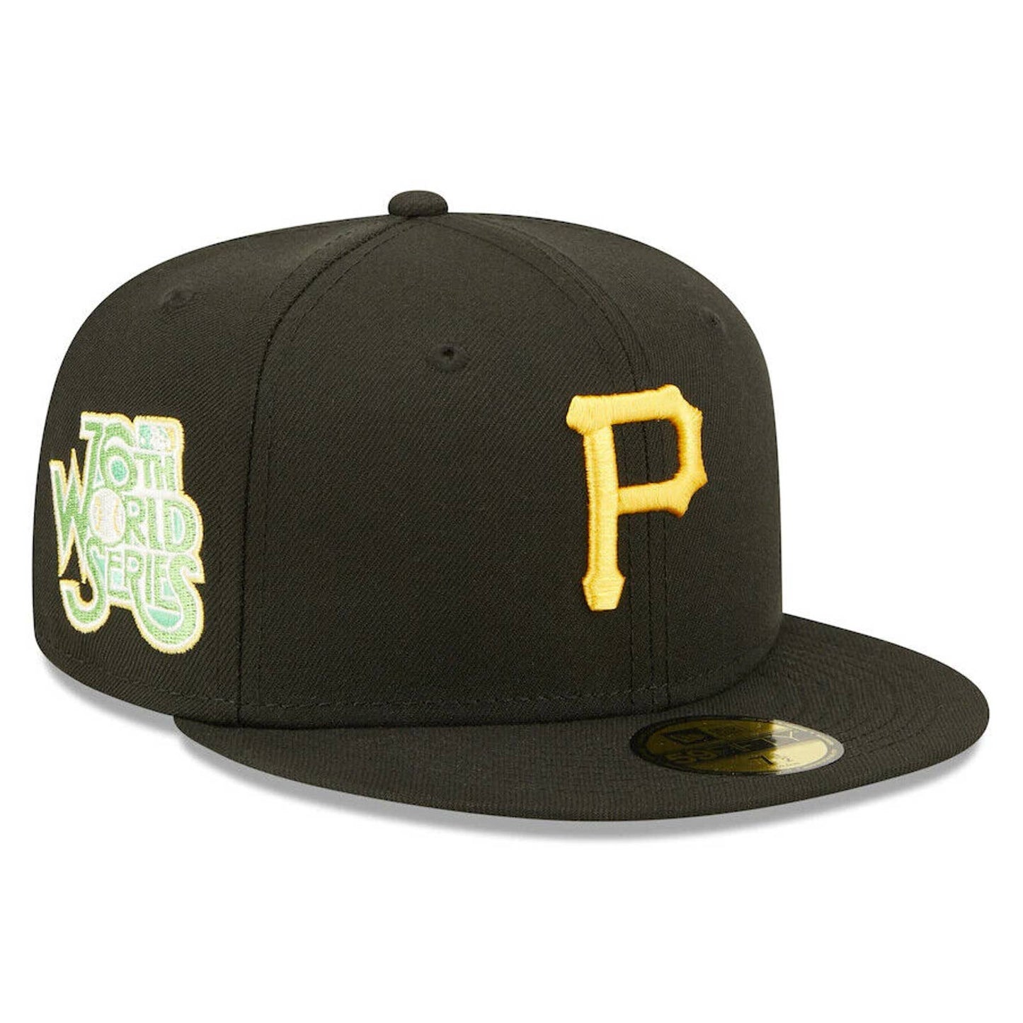 Era PITTSBURGH PIRATES 59FIFTY Fitted Hat 5950 CITRUS POP GREEN UV BLACK