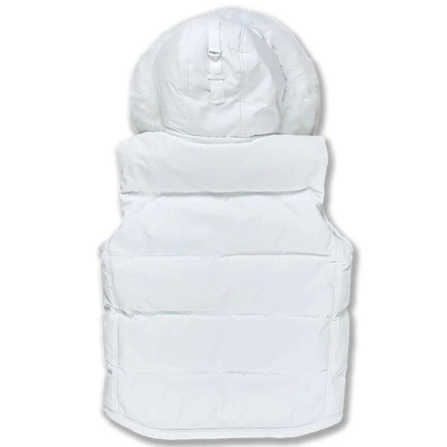 Jordan Craig Men's YUKON FUR LINED WHITE PARKA VEST PUFFER BUBBLE