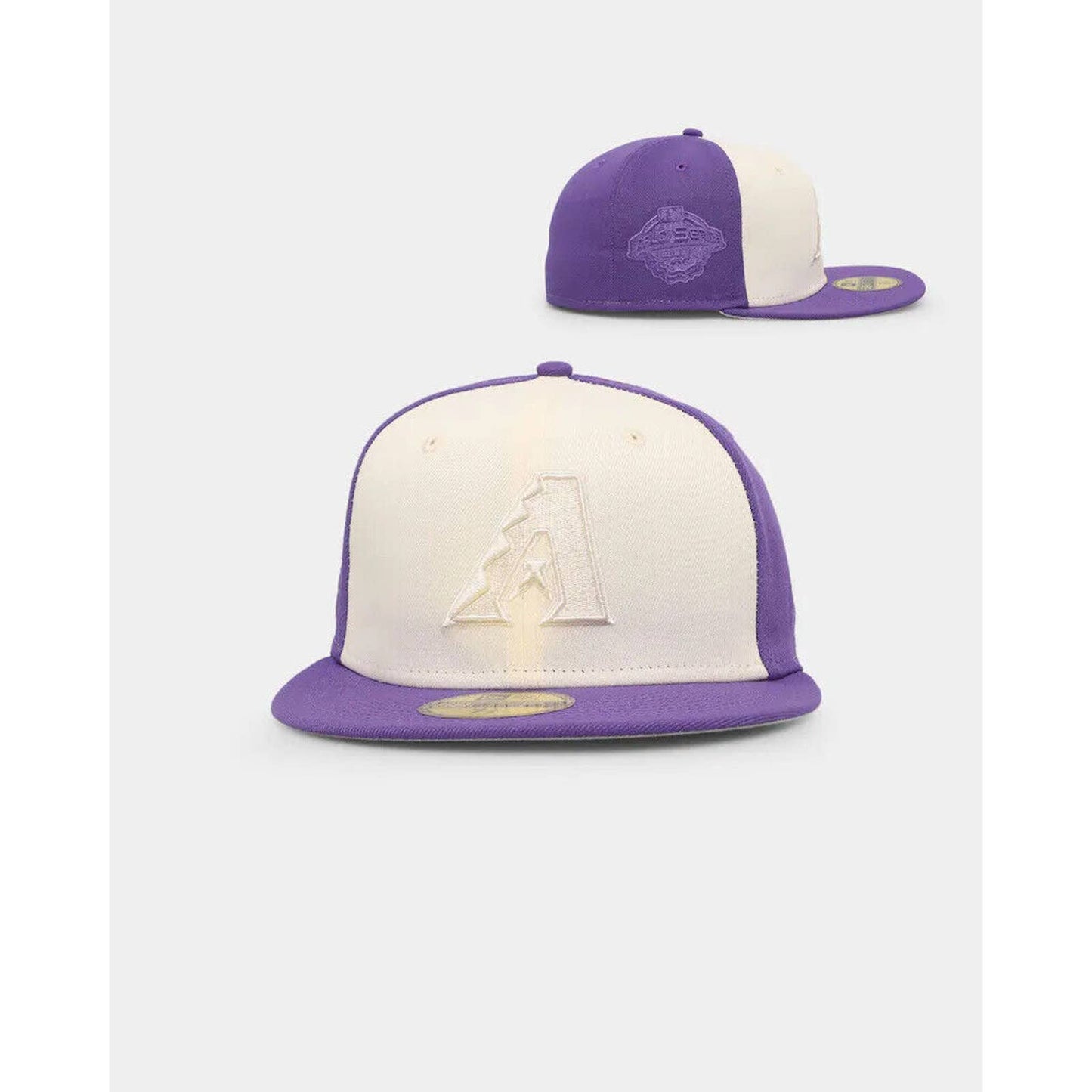Arizona Diamondbacks Era 2001 WS Tonal Two-Tone Cream Purple 5950 HAT MENS