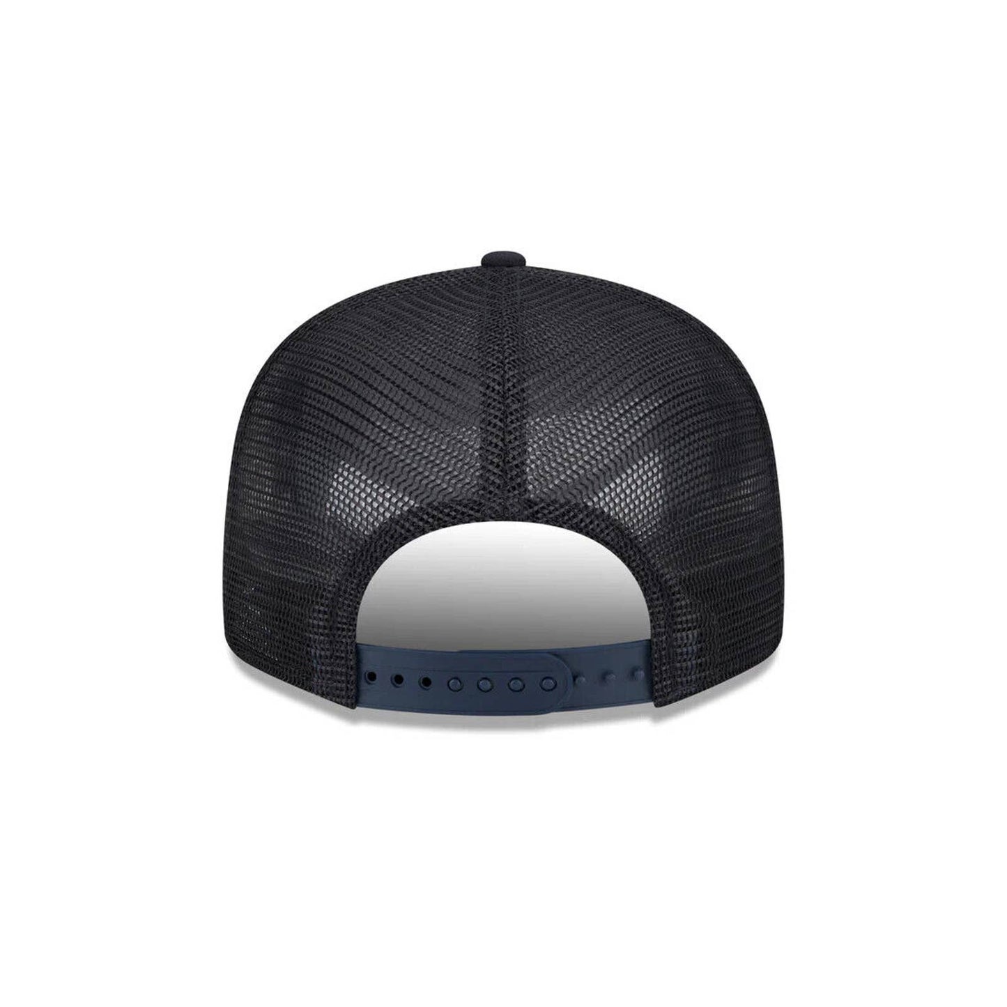 MENS NEW YORK YANKEES 2000 ERA BLUE Stacked 9FIFTY Mesh Trucker Snapback Hat