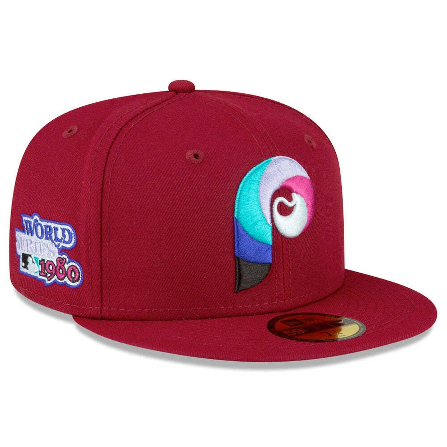 Era PHILADELPHIA PHILLIES 59FIFTY Fitted Hat 5950 POLAR LIGHTS PURPLE UV