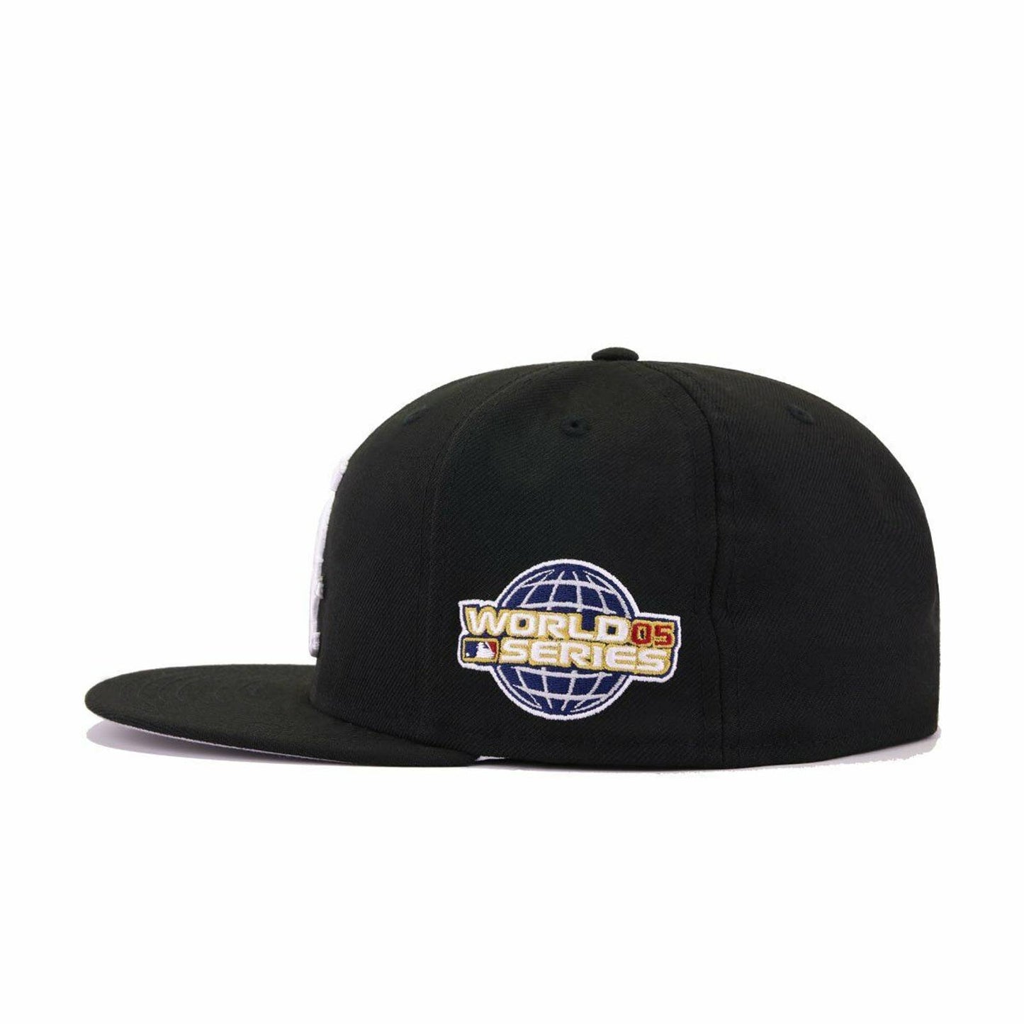 New Era Chicago White Sox 5950 Fitted Hat MLB World Series 2005 Side Patch Cap