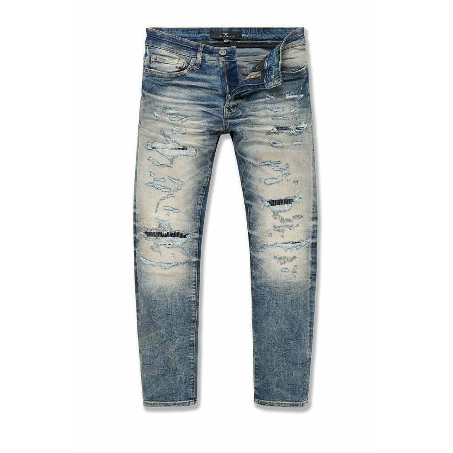 Jordan Craig Rip and Repair Collins Men's Denim Pants VINTAGE BLUE JC300R LAGER