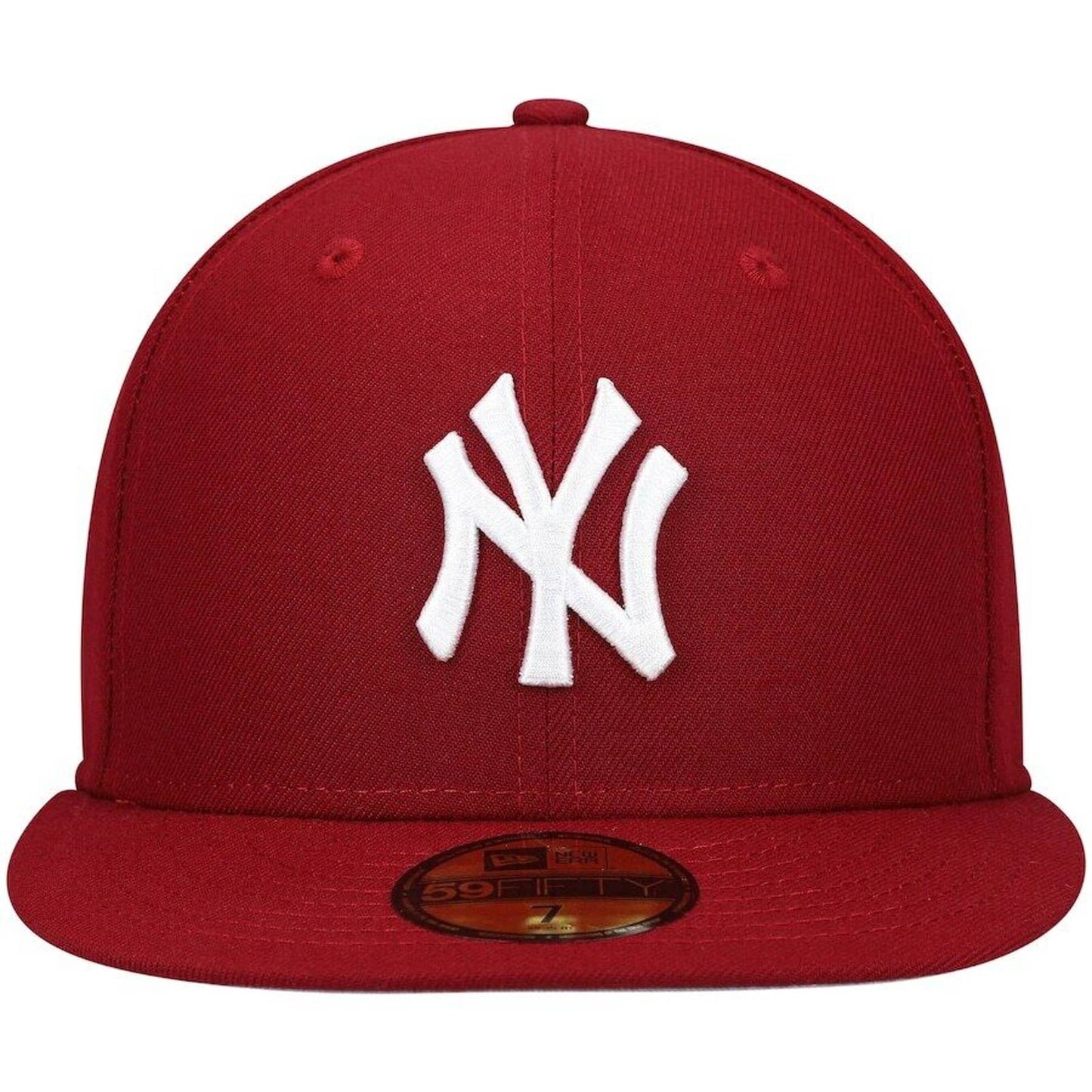 New York Yankees MLB Authentic Era 59FIFTY Fitted Cap HAT 5950 CARDINAL WHITE