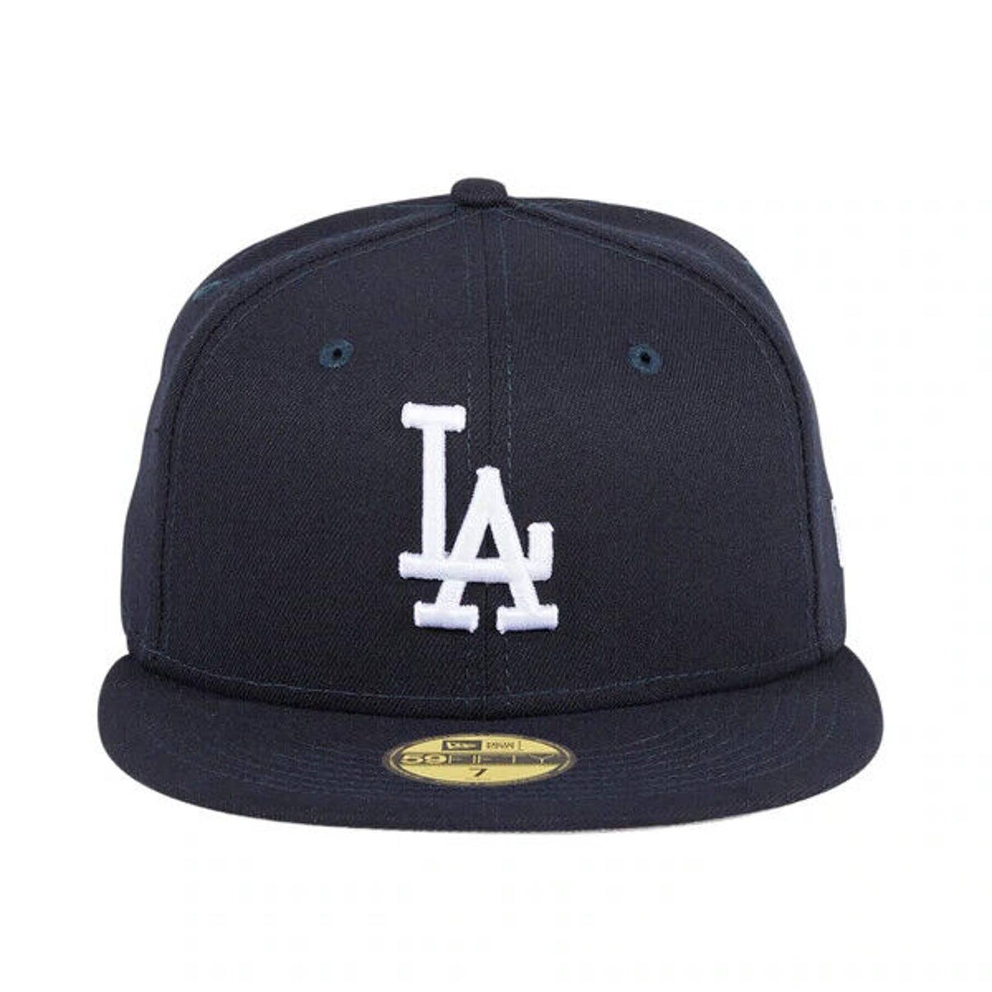 Los Angeles Dodgers MLB New Era 59FIFTY Fitted HAT 5950 NAVY WHITE GREY UNDER