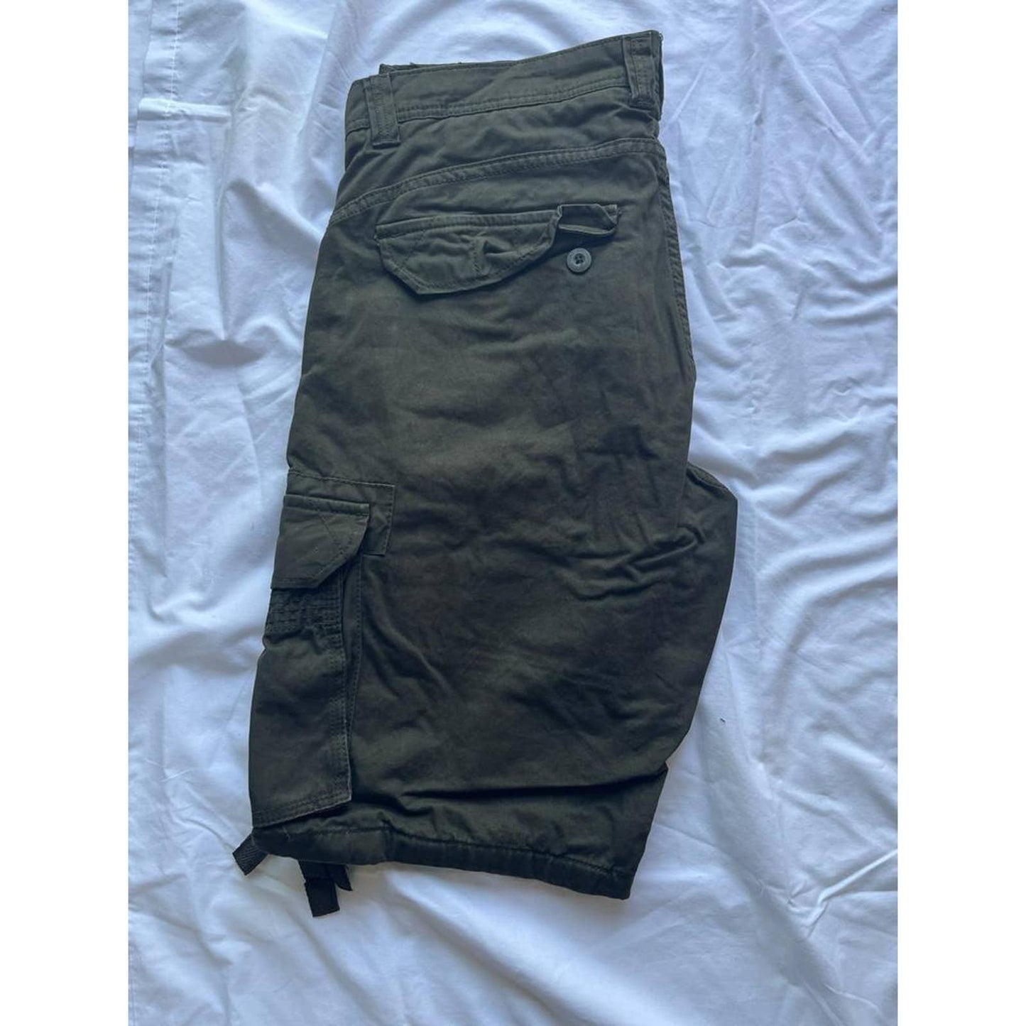 JORDAN CRAIG MEN’S FIELD UTILITY SHORTS OLIVE ARMY CARGO TWILL JORDAN RETRO