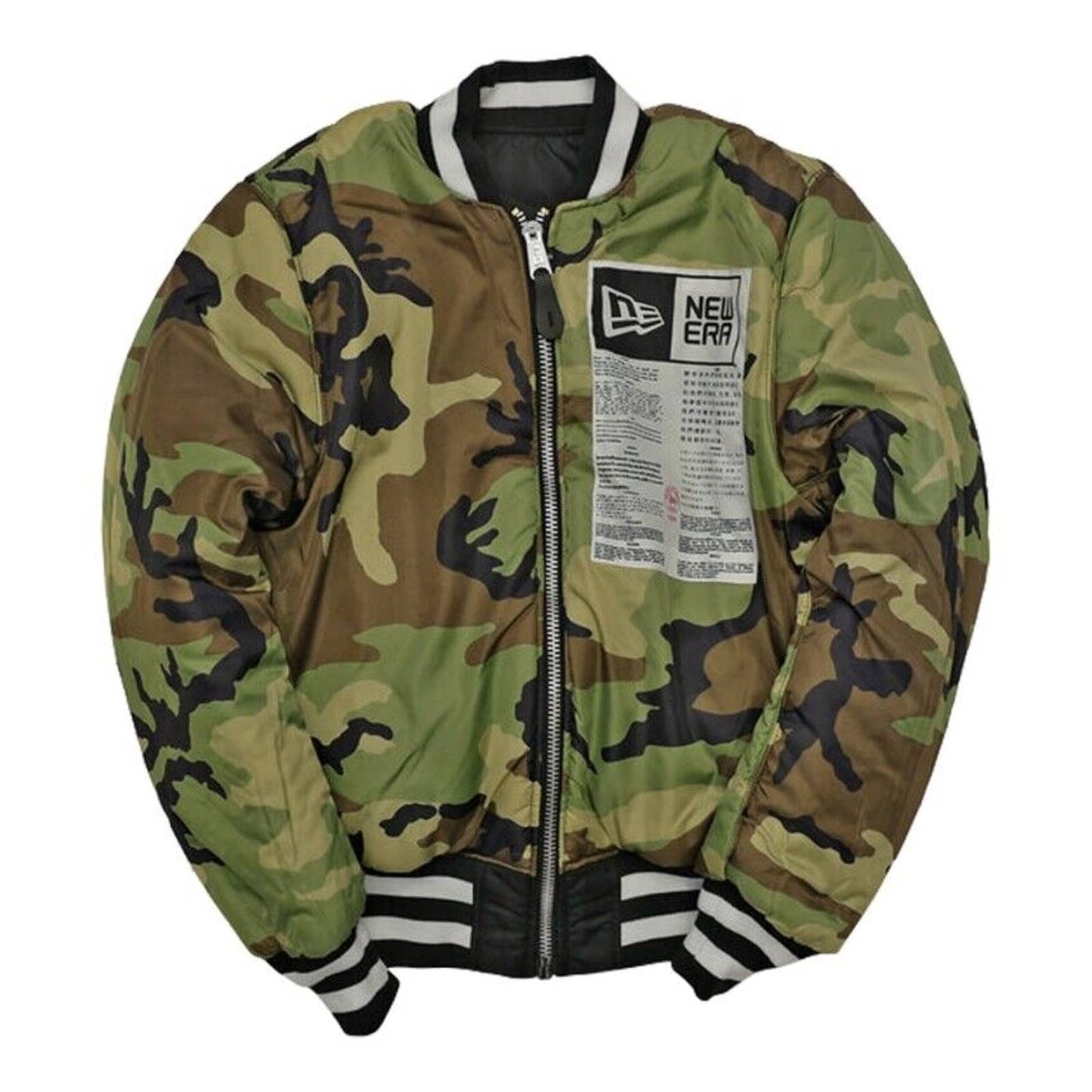 AUTHENTIC ALPHA INDUSTRIES NEW ERA PITTSBURGH PIRATES MA-1 BOMBER JACKET OG
