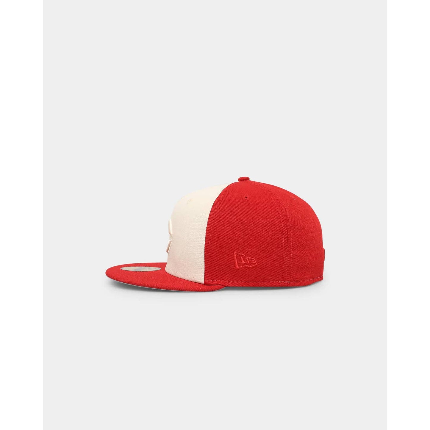 Cincinnati Reds Era 1990 World Series Tonal Two-Tone Cream Red Mens Grey UV