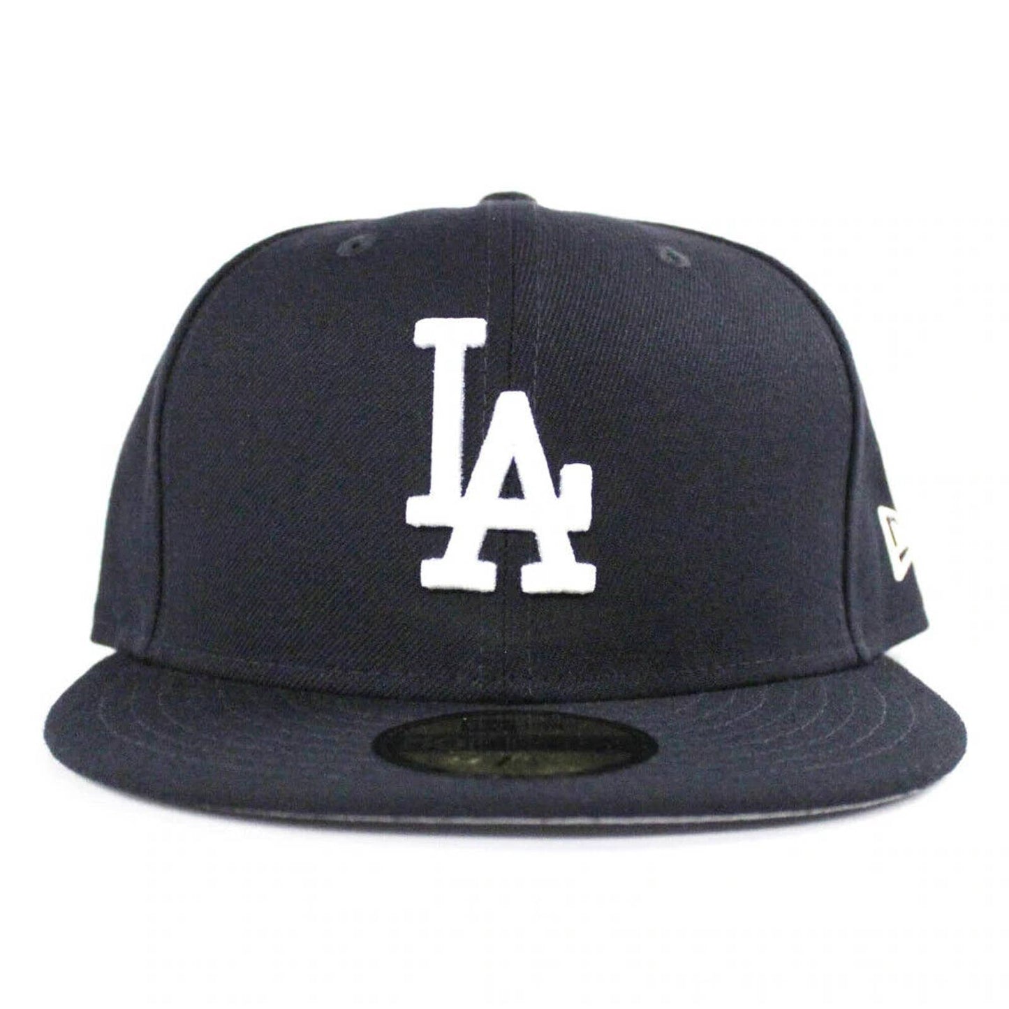 Los Angeles Dodgers MLB New Era 59FIFTY Fitted HAT 5950 NAVY WHITE GREY UNDER