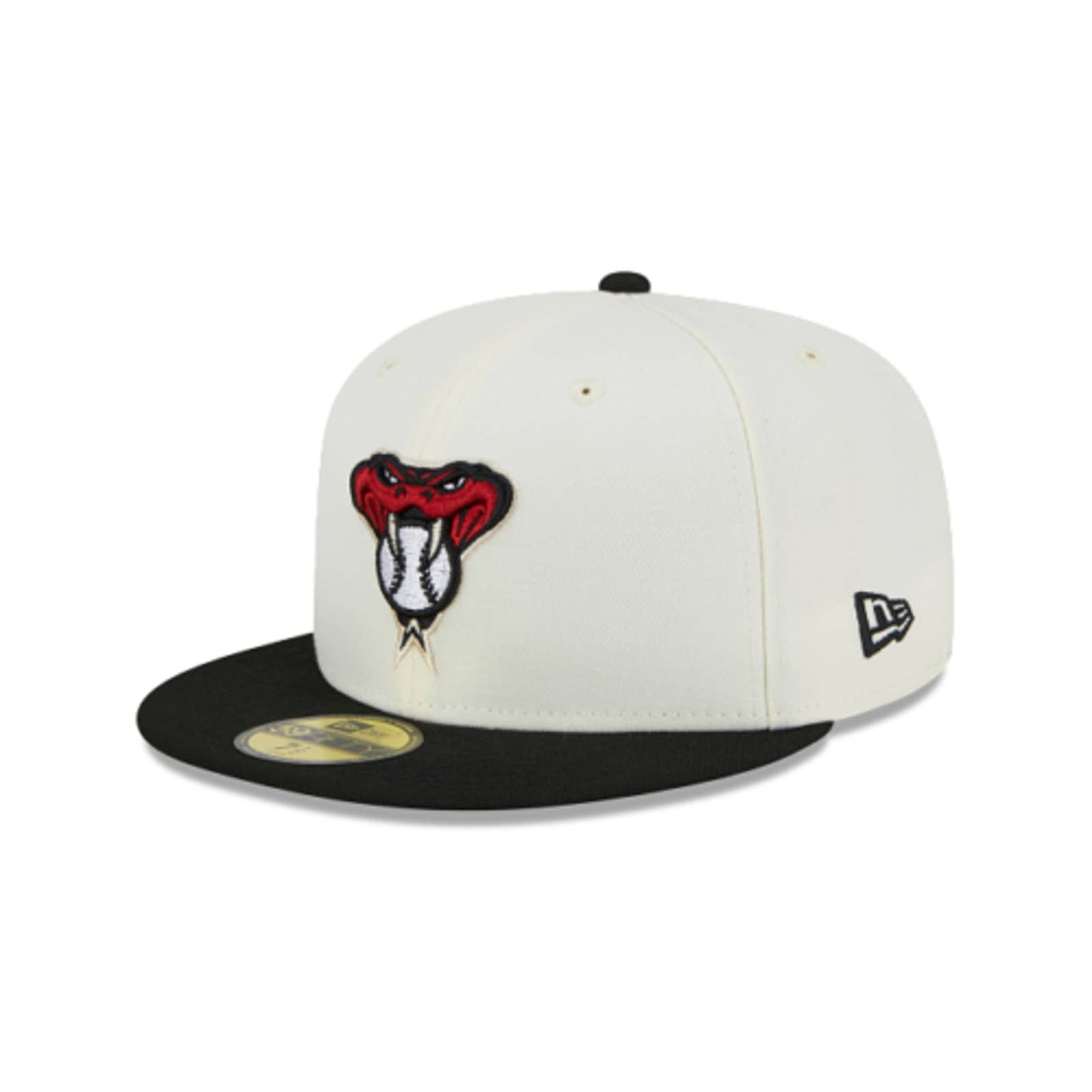 Men’s ARIZONA DIAMONDBACKS 2000 CHROME CREAM Era 59FIFTY Fitted Hat Cap