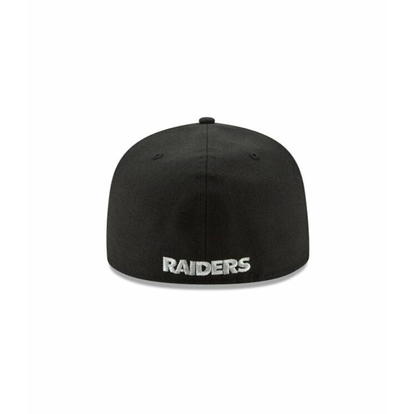 LAS VEGAS RAIDERS NFL Authentic Era 59FIFTY Fitted Cap HAT 5950 BLACK WHITE