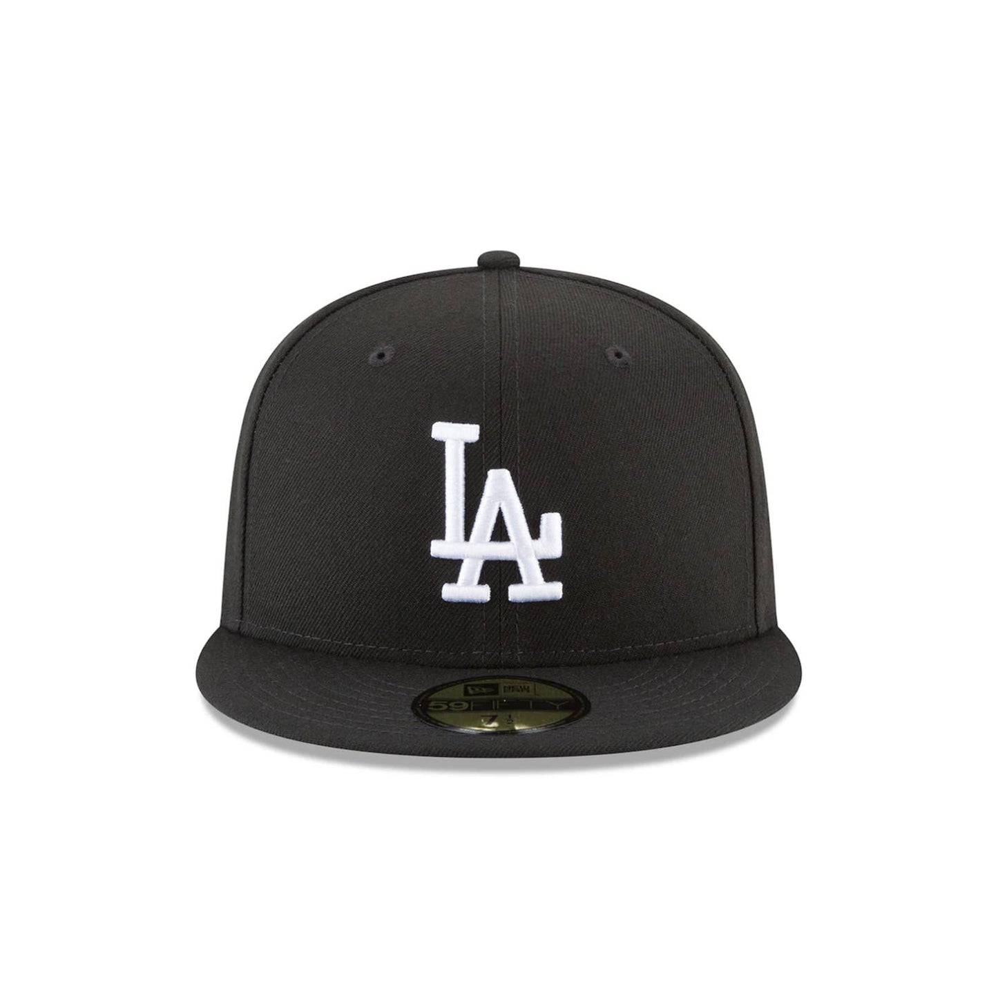 Los Angeles Dodgers MLB Authentic New Era 59FIFTY Fitted HAT 5950 BLACK WHITE