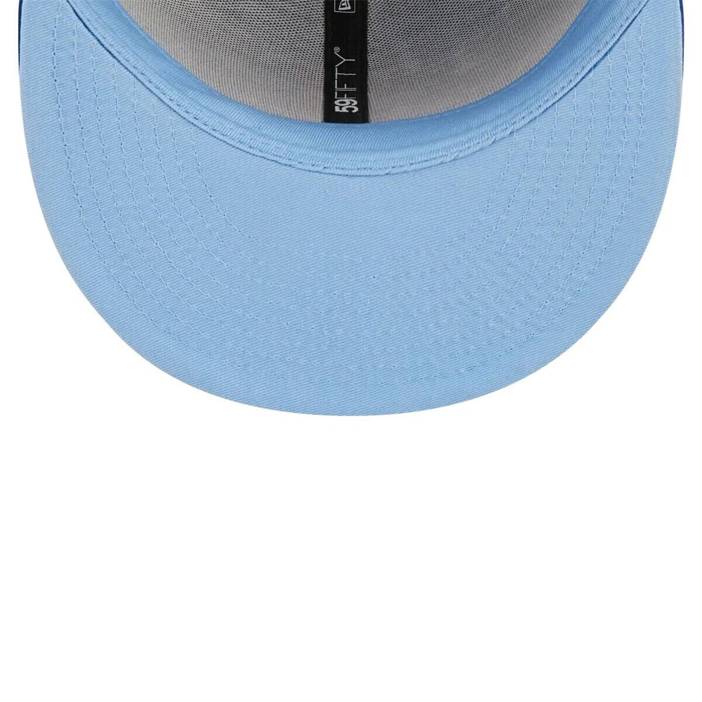 Era New York Mets Pop Sweat 59FIFTY Fitted Hat 5950 Sky Blue Brim UV Patch