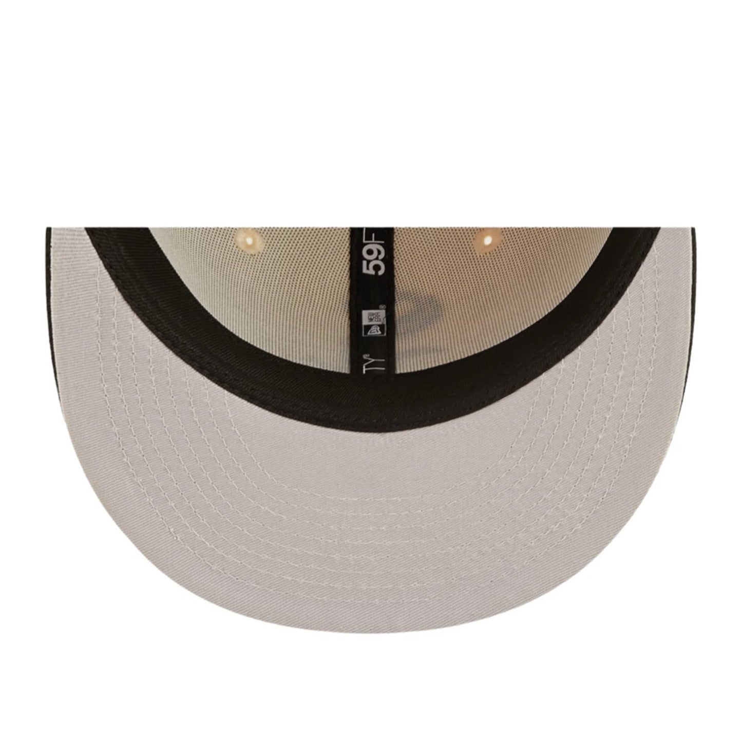 Chicago White Sox Era Tonal 2 Tone Black/ Cream 59fifty Fitted Hat GREY BRIM