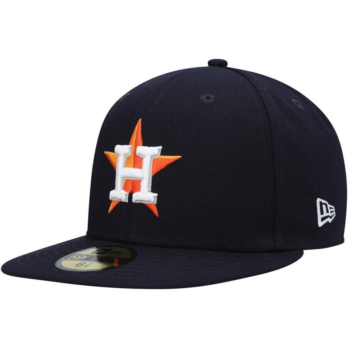Era Houston Astros MLB Fitted Hat 5950 STATE VIEW NAVY PATCHES CLUSTER CAP