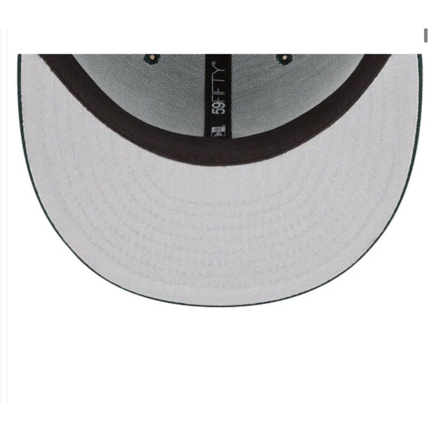 New York Yankees MLB Authentic Era 59FIFTY Fitted Cap HAT 5950 GREEN WHITE