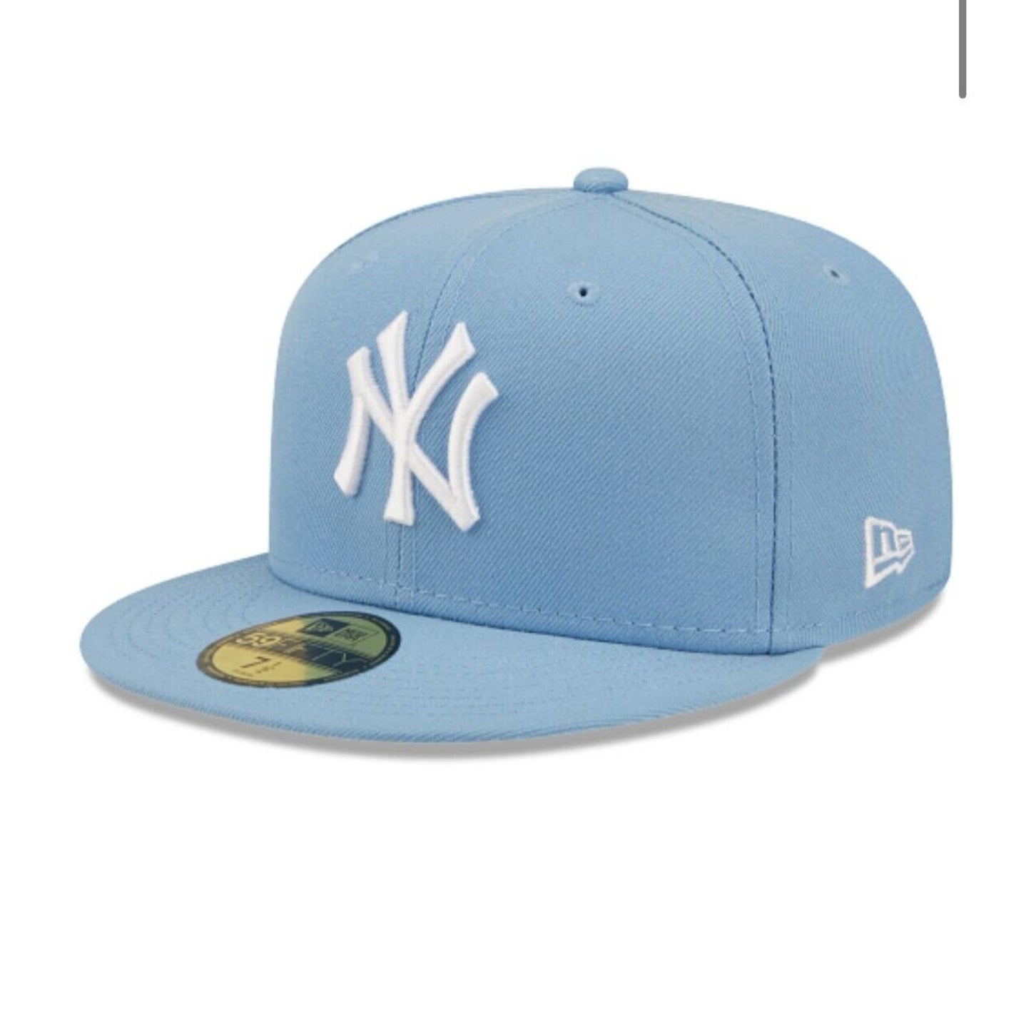 New York Yankees Era 59FIFTY Fitted Cap HAT 5950 BABY SKY LIGHT BLUE WHIT