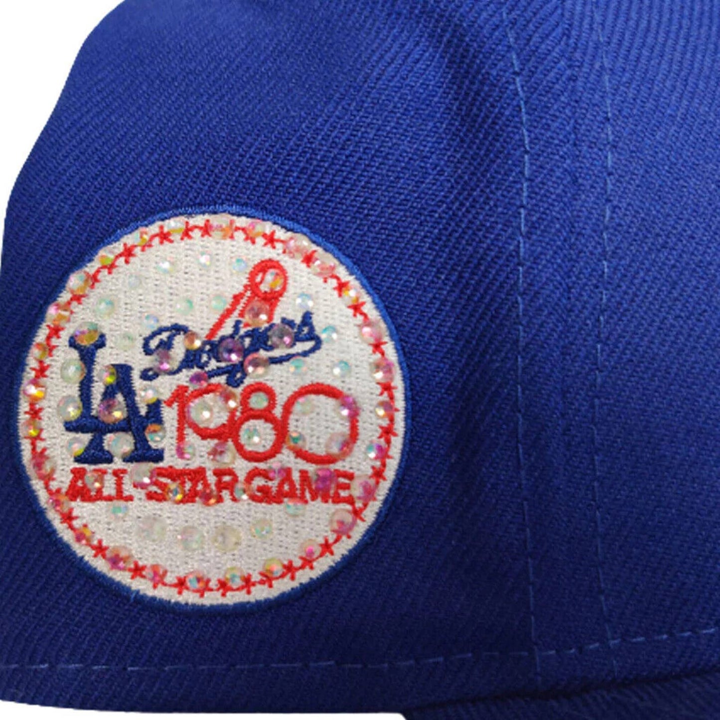 LOS ANGELES DODGERS 1980 ERA MEN ASG CRYSTAL SIDE PATCH ICY BLUE BOTTOM 5950