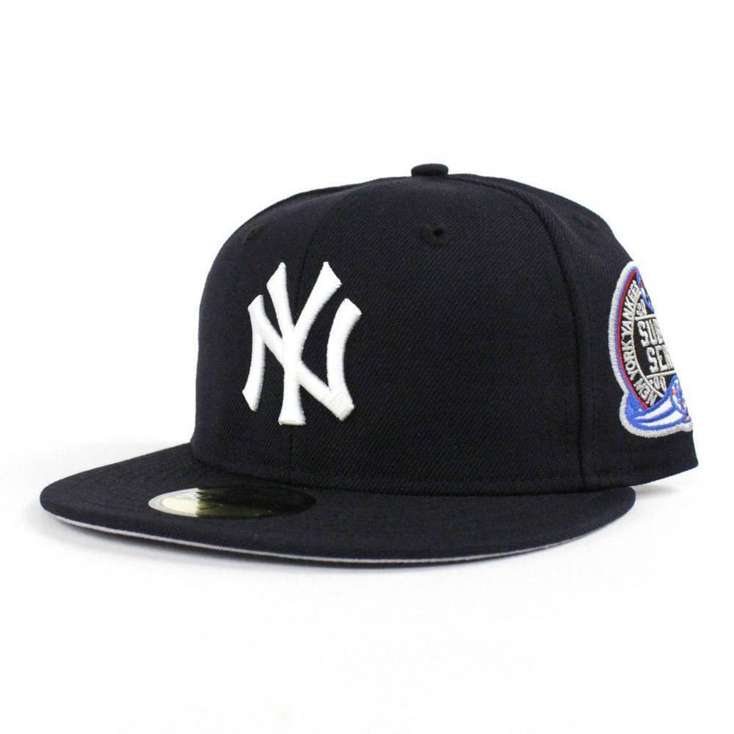 New Era New York Yankees 5950 Fitted Hat 2000 Subway World Series Patch Grey