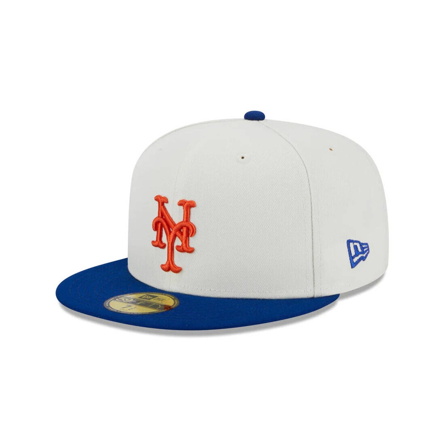 Men’s New York Mets 1982 WS CHROME Cream Royal Era 59FIFTY Fitted Hat Cap OG