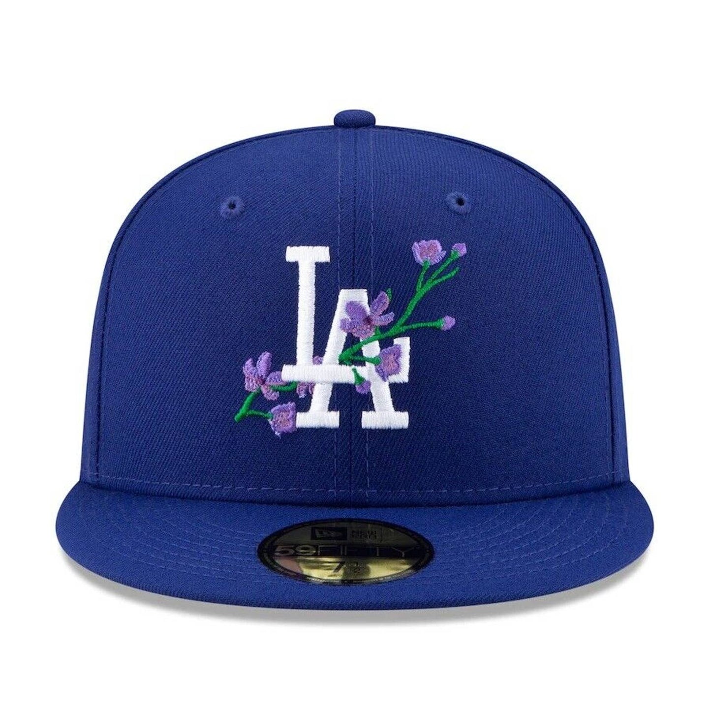 Era LOS ANGELES DODGERs LA Bloom Patch 59FIFTY Fitted ROYAL PURPLE UV MENS