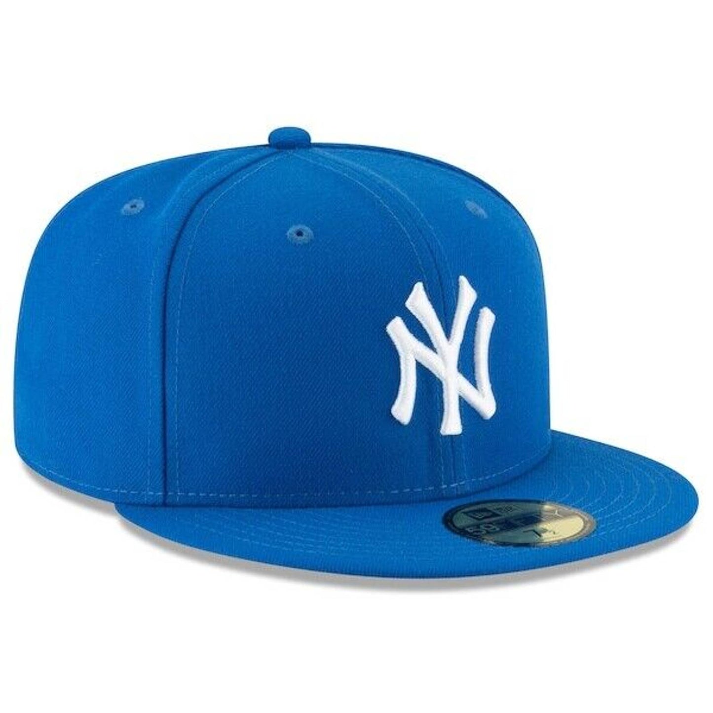 New York Yankees MLB Authentic Era 59FIFTY Fitted Cap HAT 5950 ROYAL WHITE