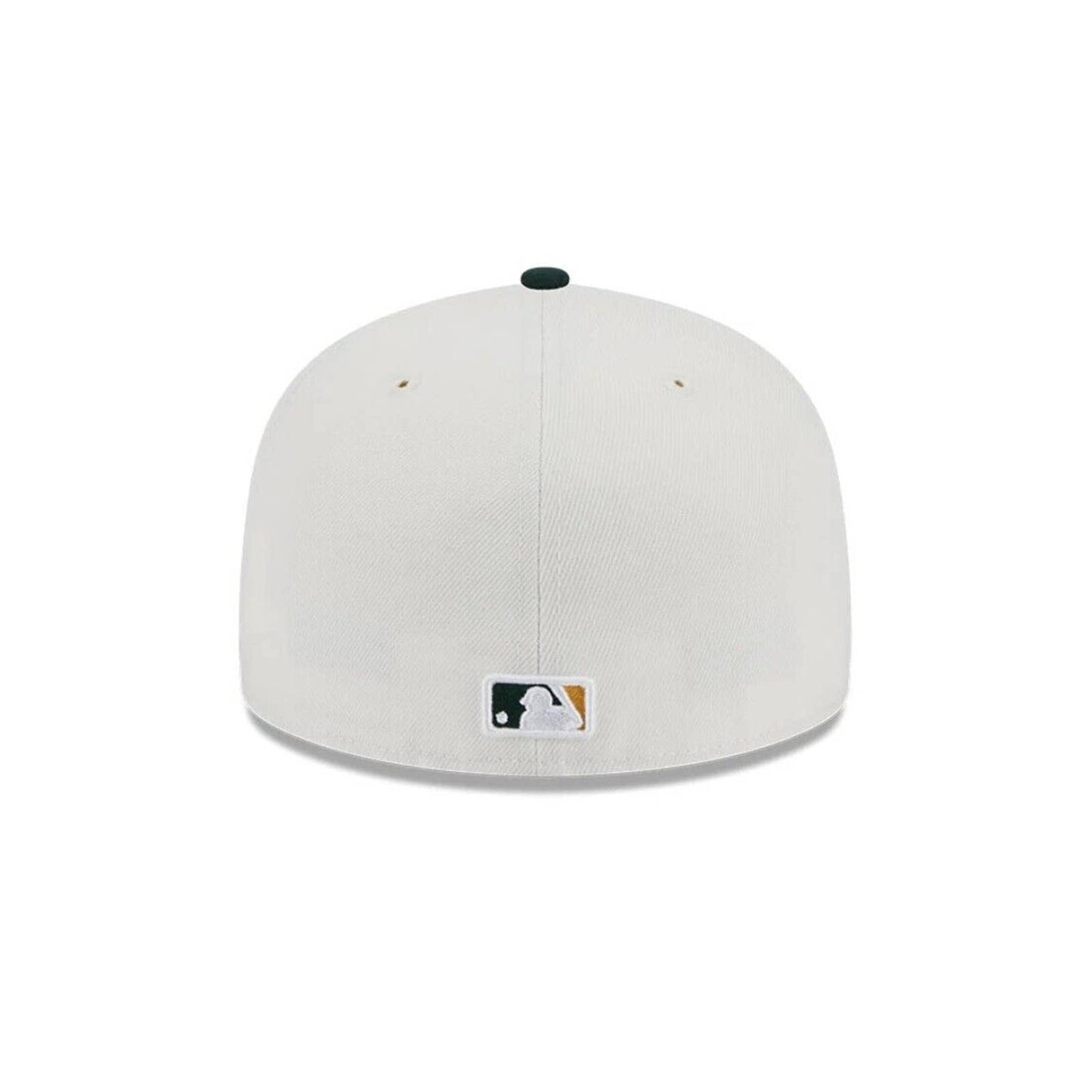 Men’s OAKLAND ATHLETICS A’s GREEN CHROME CREAM Era 59FIFTY Fitted Hat Cap