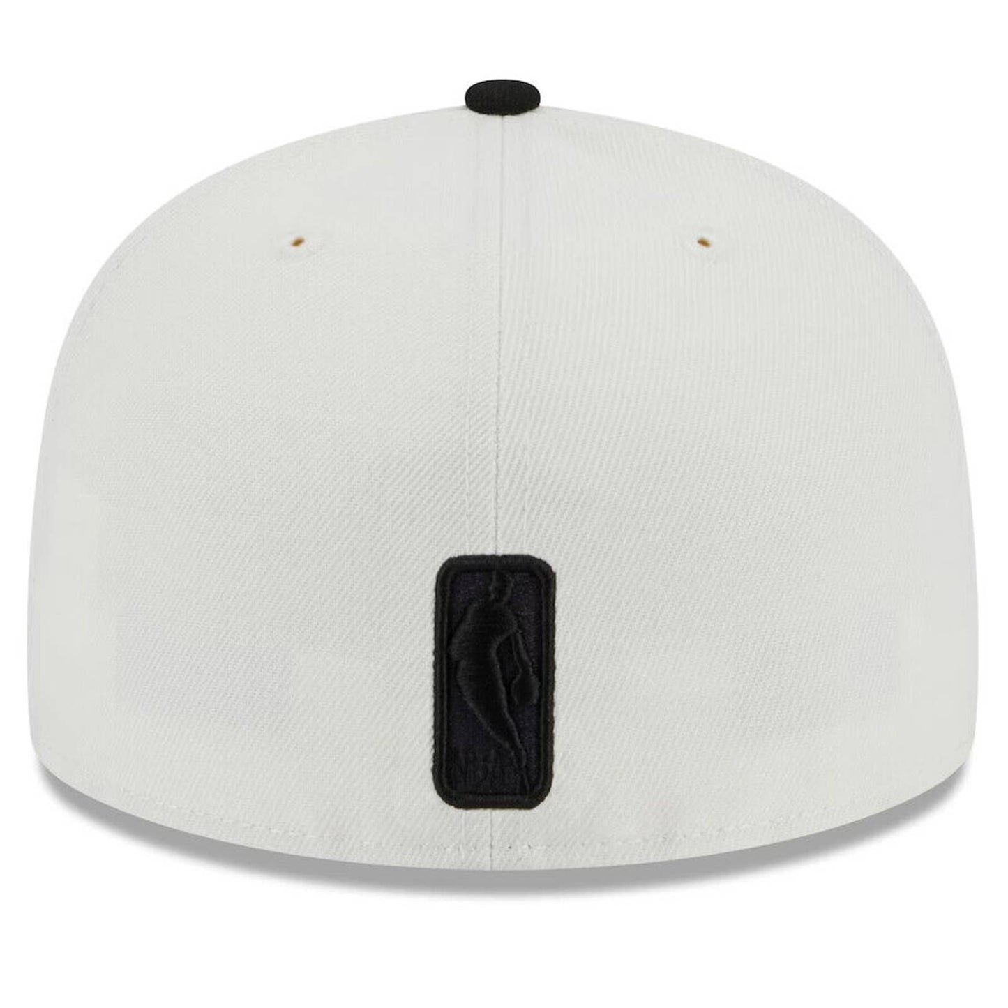 Men’s BROOKLYN NETS PATCH BLACK NBA CHROME CREAM Era 59FIFTY Fitted Hat Cap