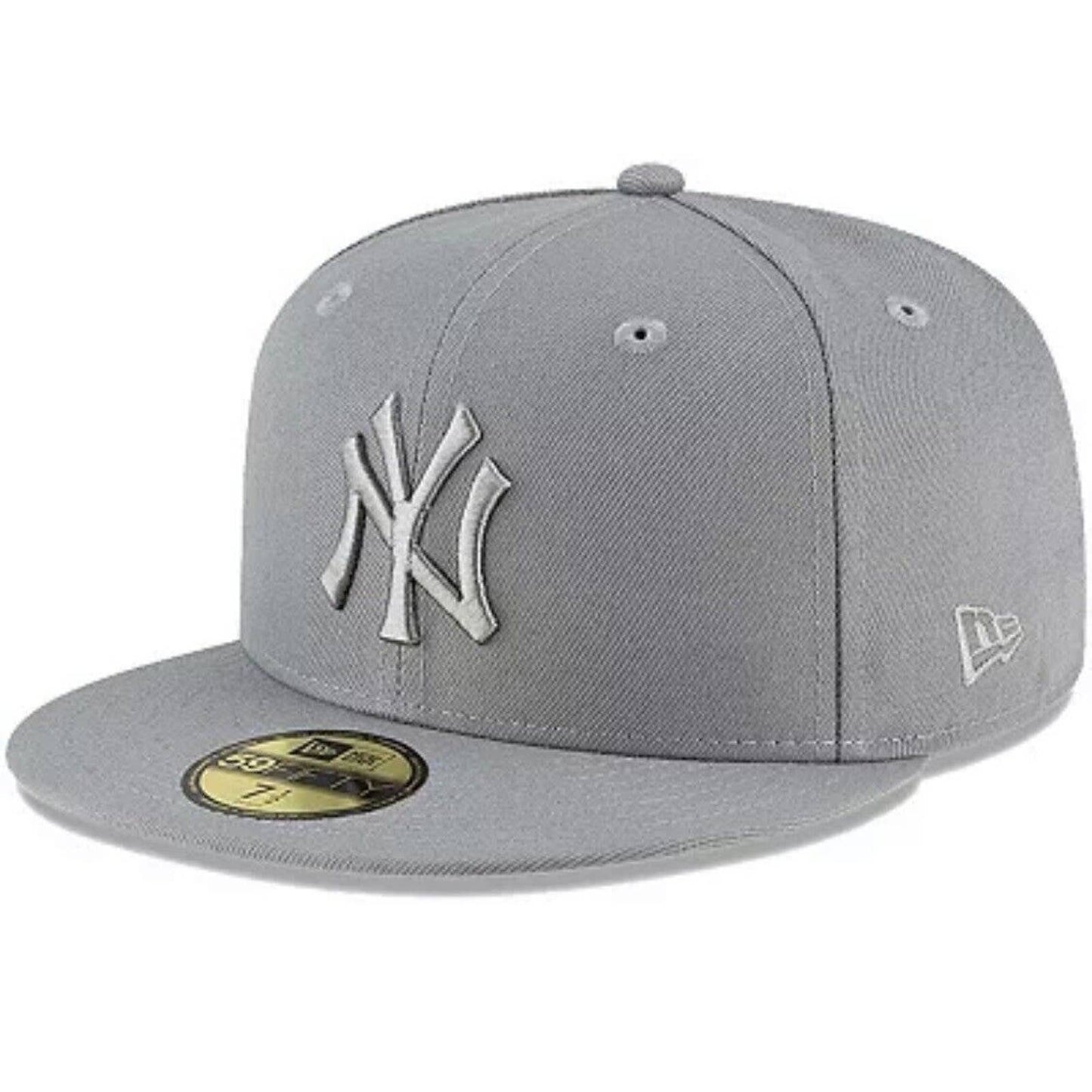 New York Yankees MLB Era 59FIFTY Fitted Cap HAT 5950 STORM GREY LIGHT COOL