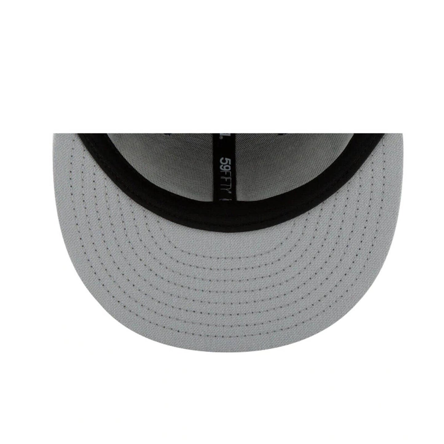 New York Yankees MLB New Era 59FIFTY Fitted Cap HAT 5950 WHITE WHITEOUT GREY